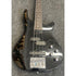 Gear4Music Chicago Short Scale 3/4 PJ Bass Guitar in Gloss Black Pre-Owned