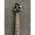 Gear4Music Chicago Short Scale 3/4 PJ Bass Guitar in Gloss Black Pre-Owned