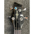 Gear4Music Chicago Short Scale 3/4 PJ Bass Guitar in Gloss Black Pre-Owned