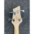 Gear4Music Chicago Short Scale 3/4 PJ Bass Guitar in Gloss Black Pre-Owned