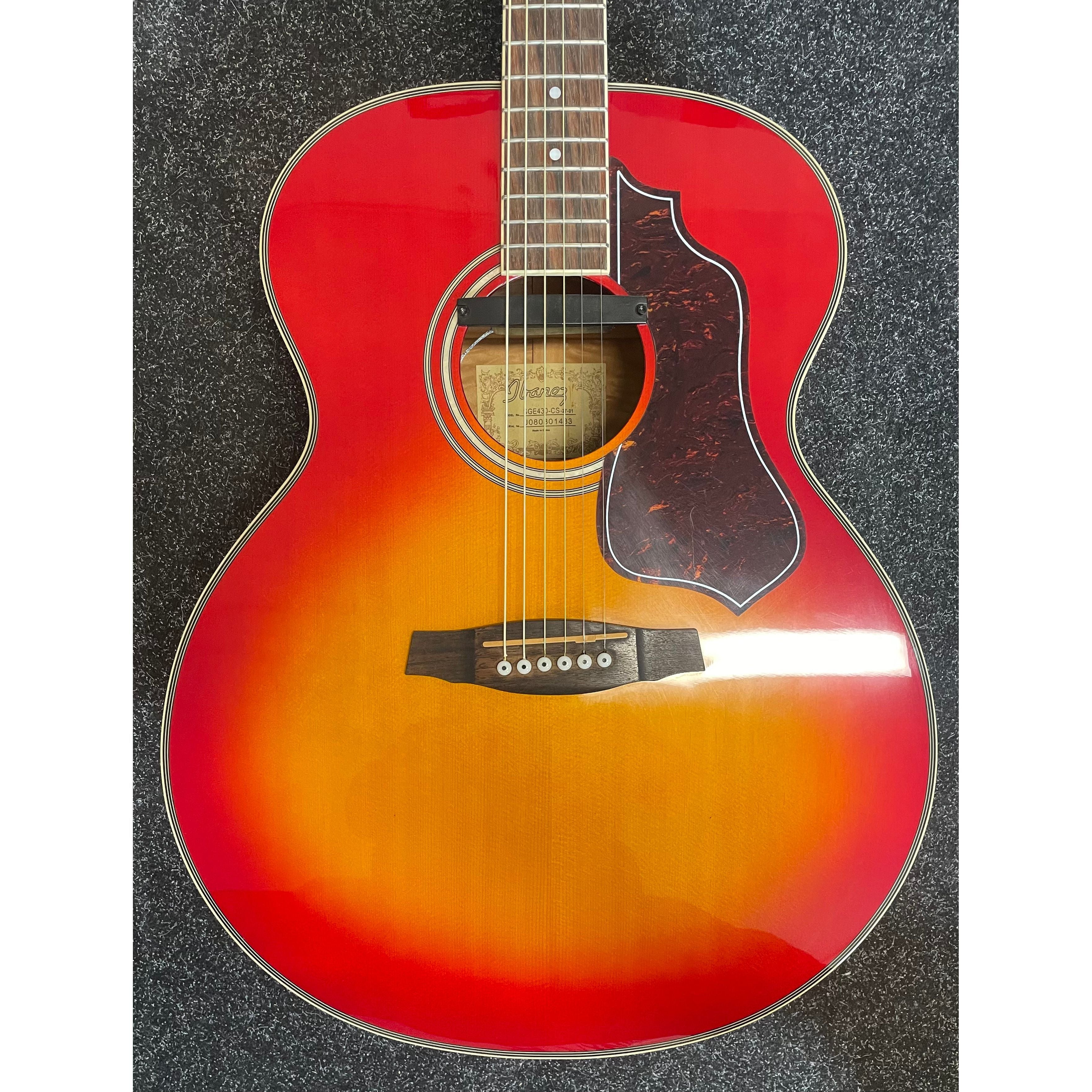 Ibanez SGE430 Electro-Acoustic Guitar in Cherry Burst Pre-Owned