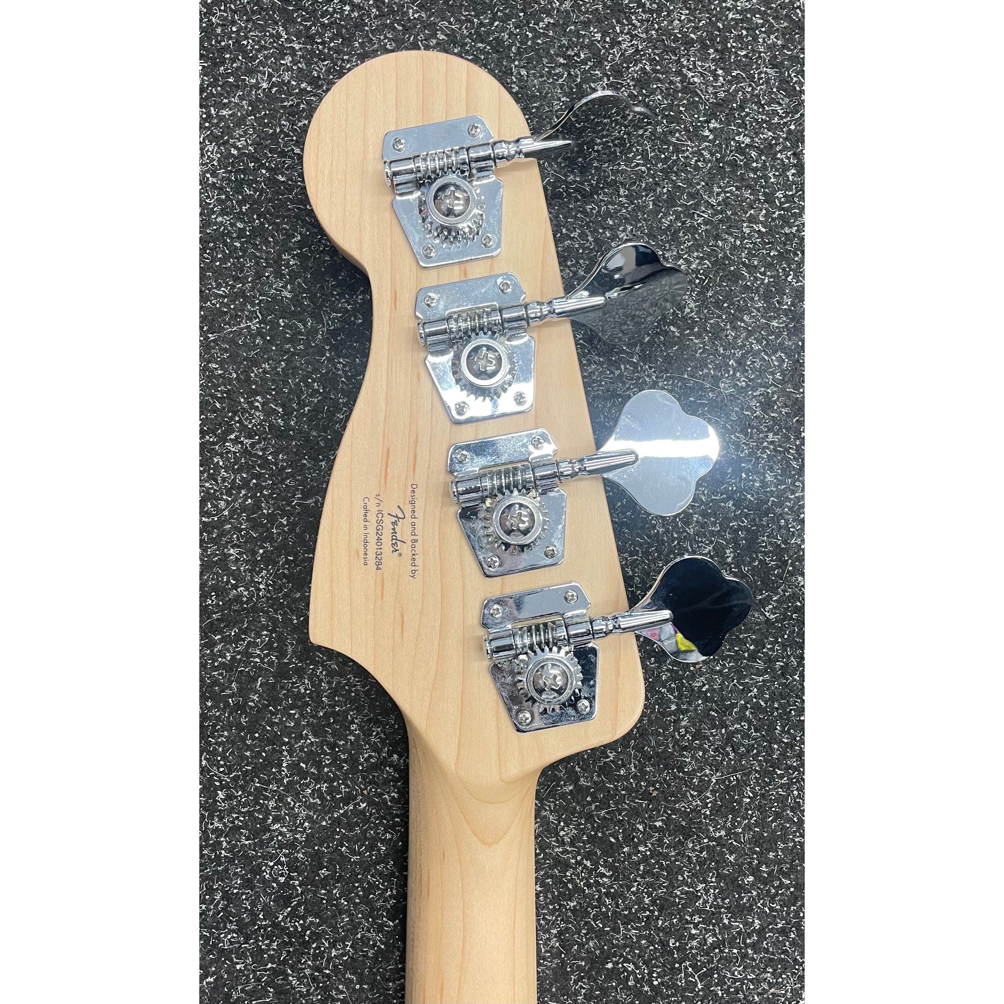 Squier Affinity Series Precision Bass Guitar with PJ Pickup Configuration in Gloss Black Pre-Owned