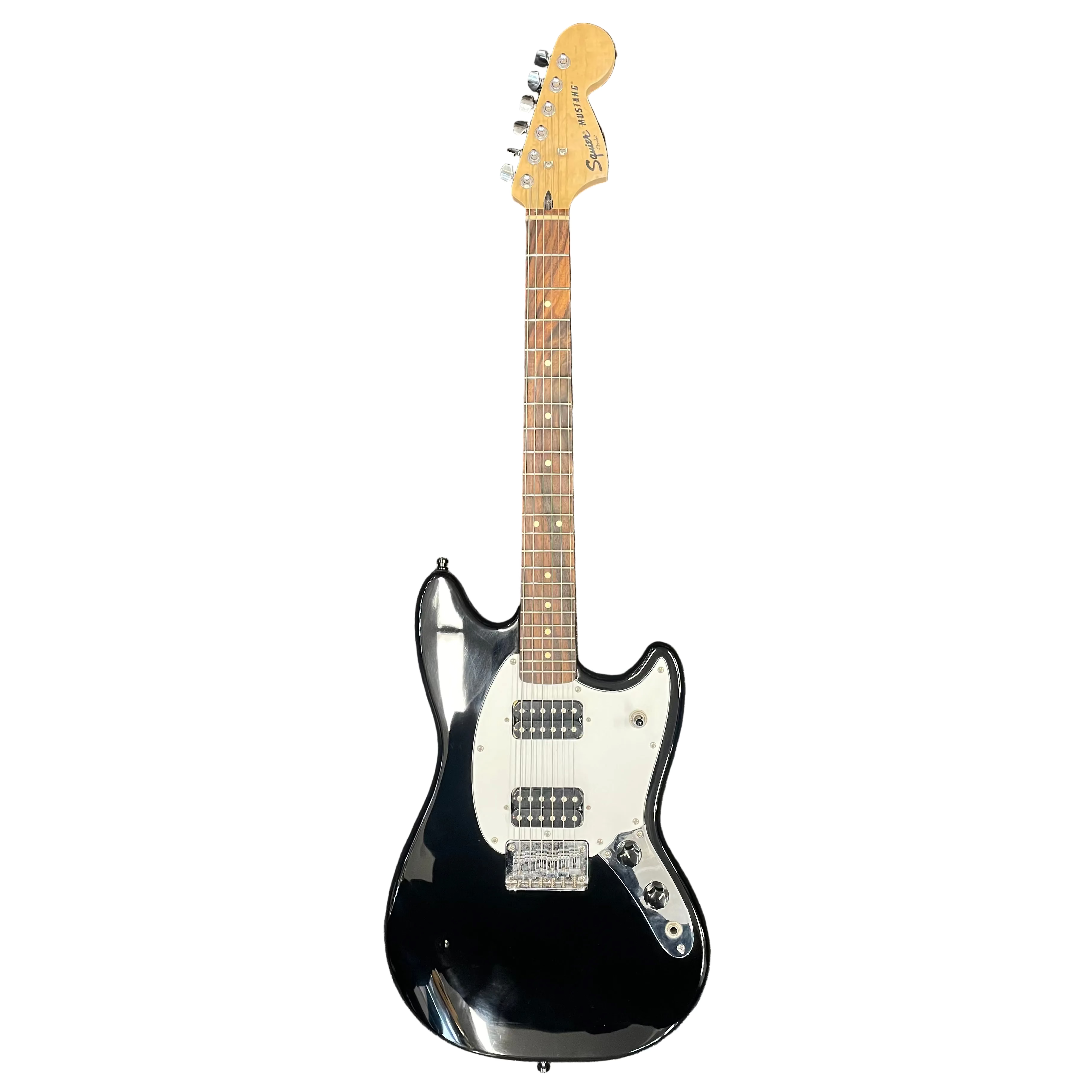 Squier by Fender Mustang Bullet Electric Guitar HH in Gloss Black Pre-Owned