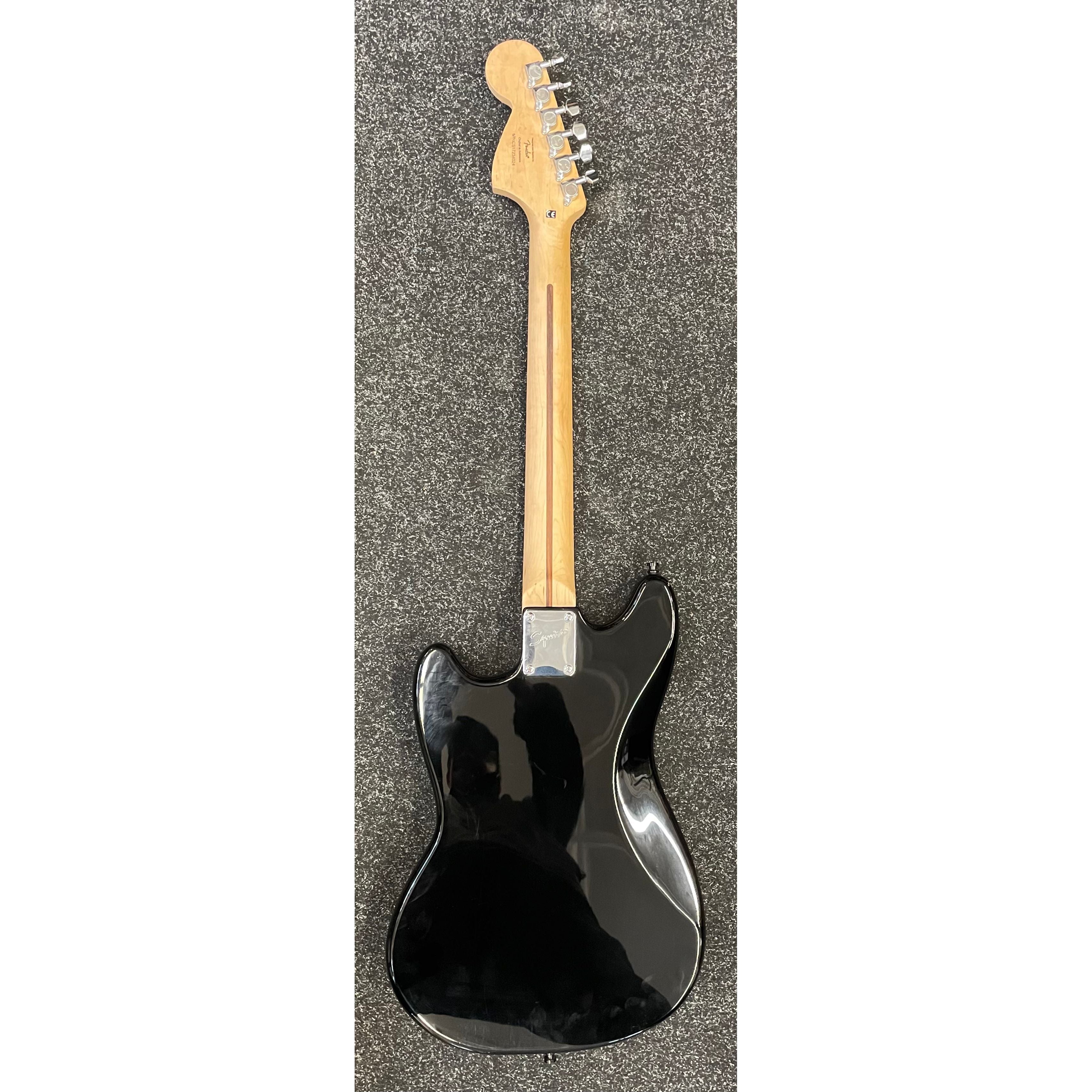 Squier by Fender Mustang Bullet Electric Guitar HH in Gloss Black Pre-Owned