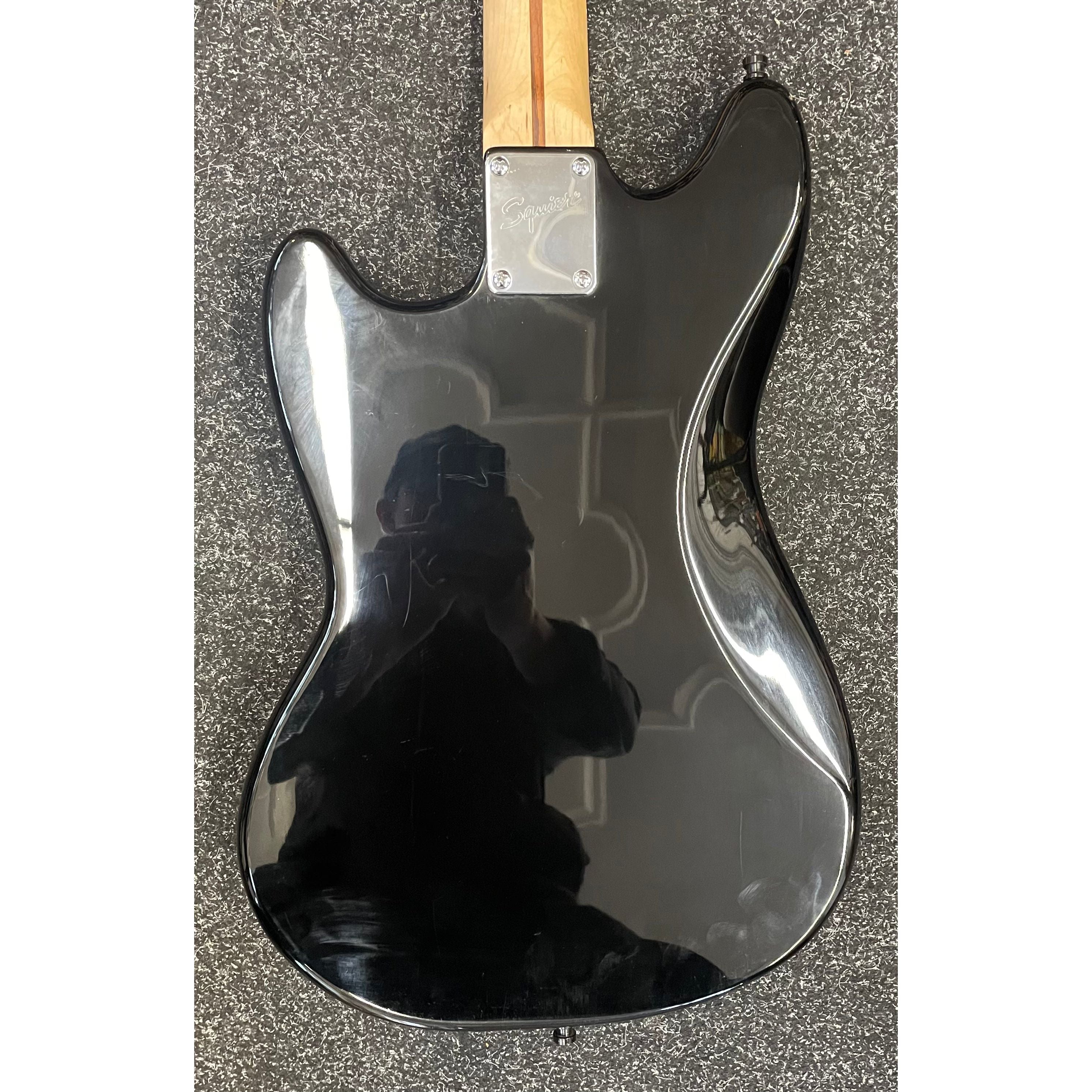 Squier by Fender Mustang Bullet Electric Guitar HH in Gloss Black Pre-Owned
