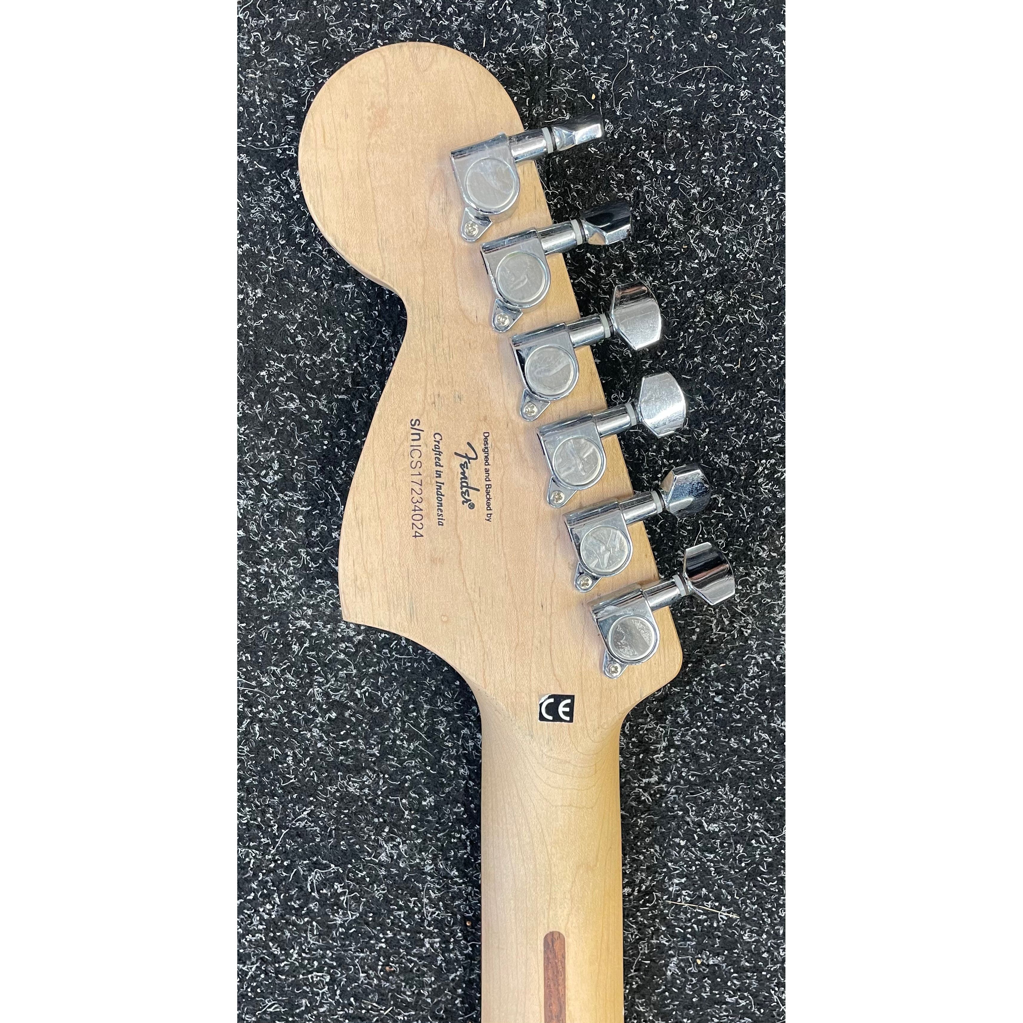 Squier by Fender Mustang Bullet Electric Guitar HH in Gloss Black Pre-Owned