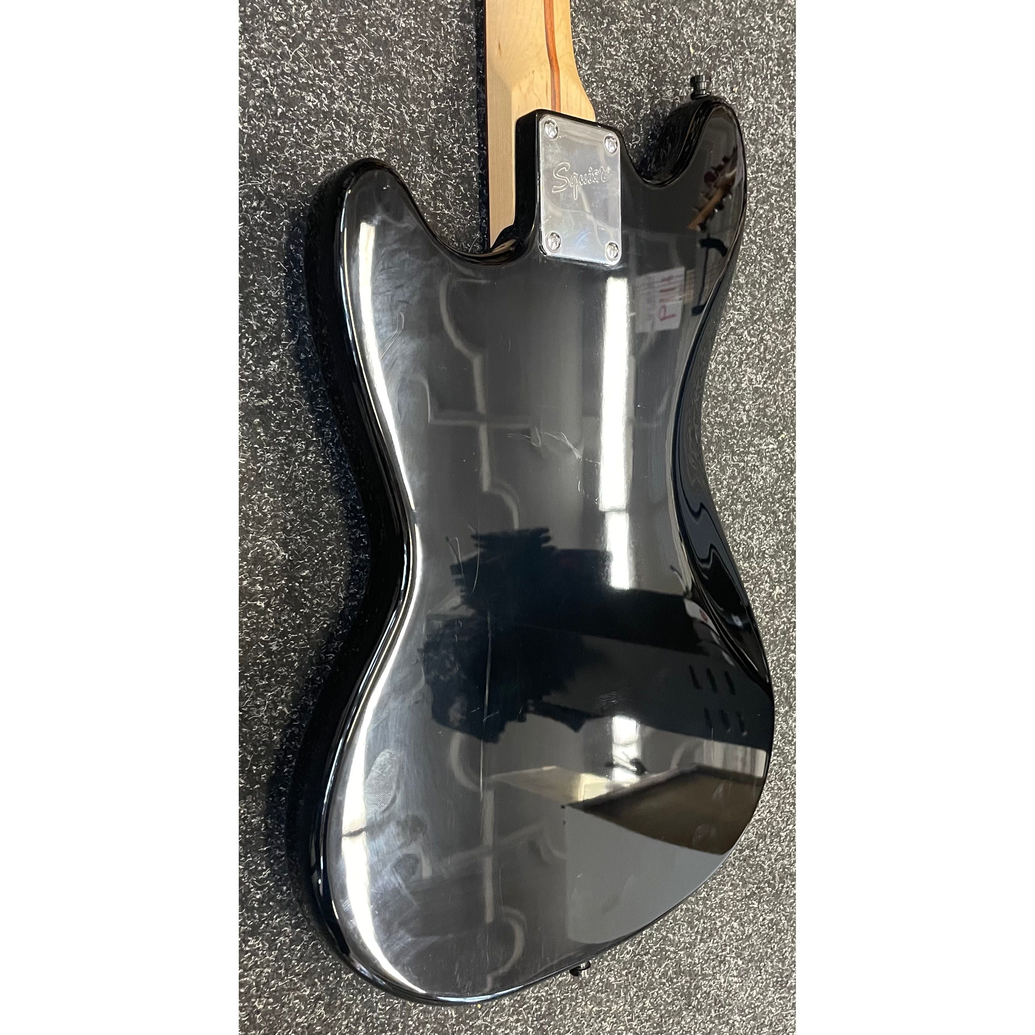Squier by Fender Mustang Bullet Electric Guitar HH in Gloss Black Pre-Owned