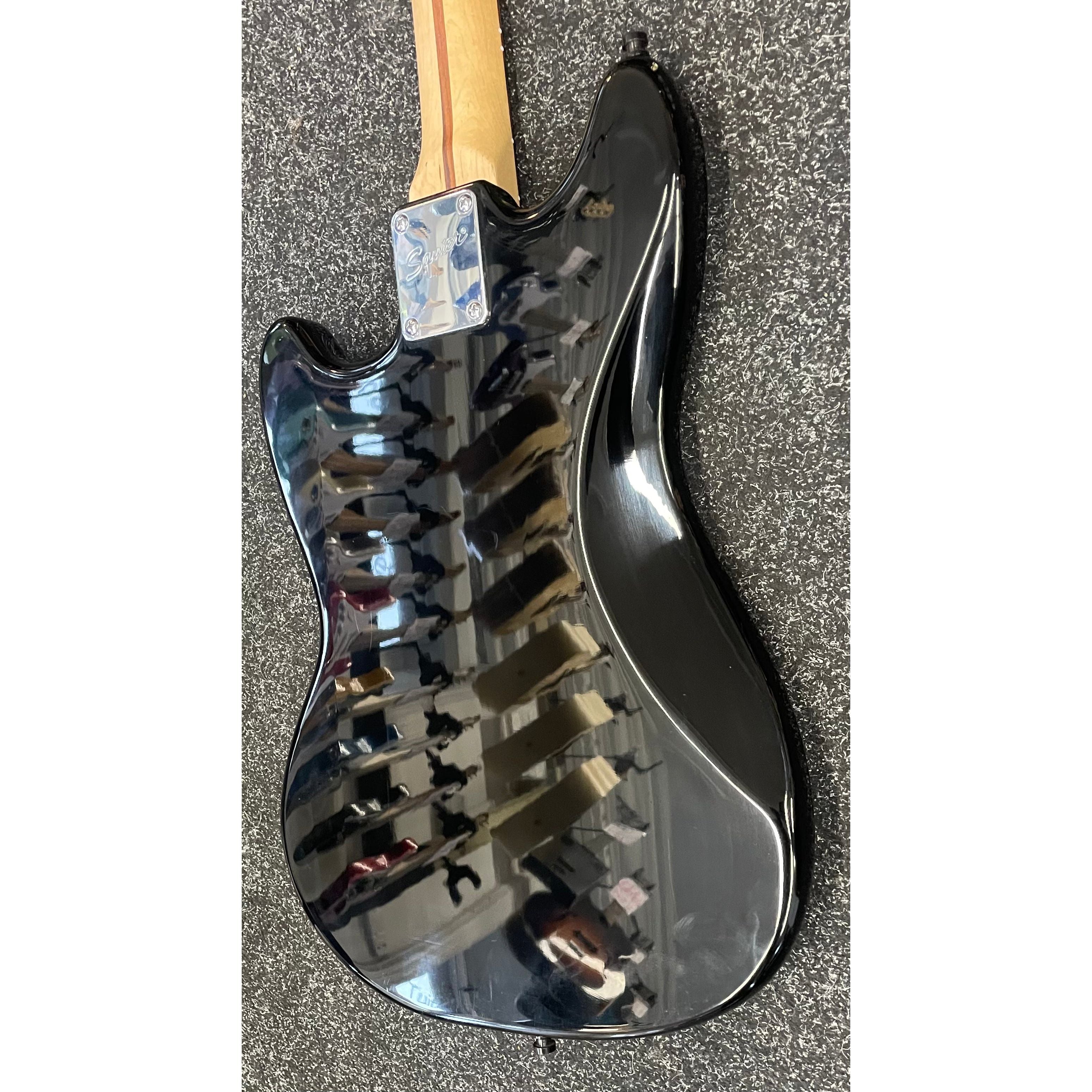 Squier by Fender Mustang Bullet Electric Guitar HH in Gloss Black Pre-Owned
