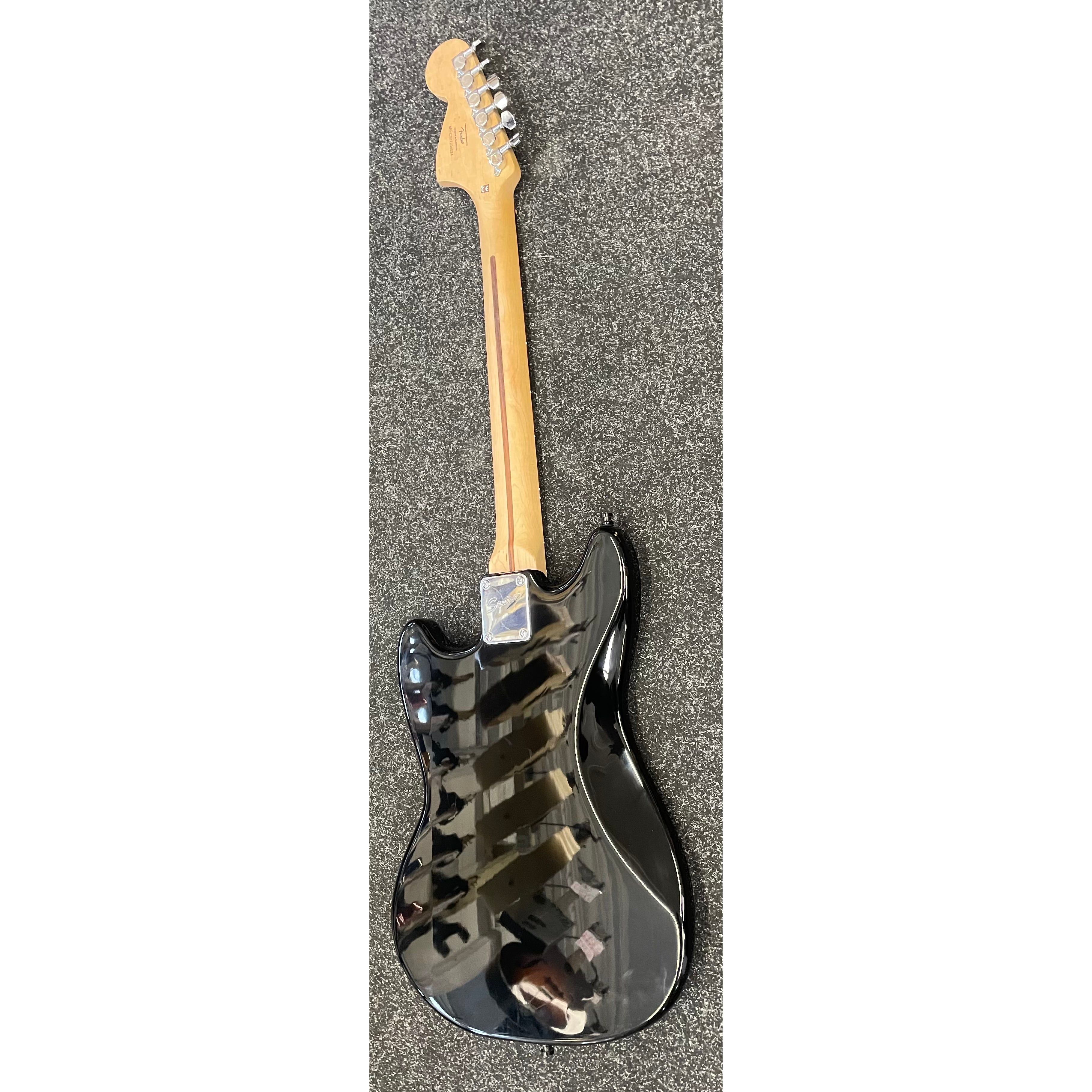Squier by Fender Mustang Bullet Electric Guitar HH in Gloss Black Pre-Owned