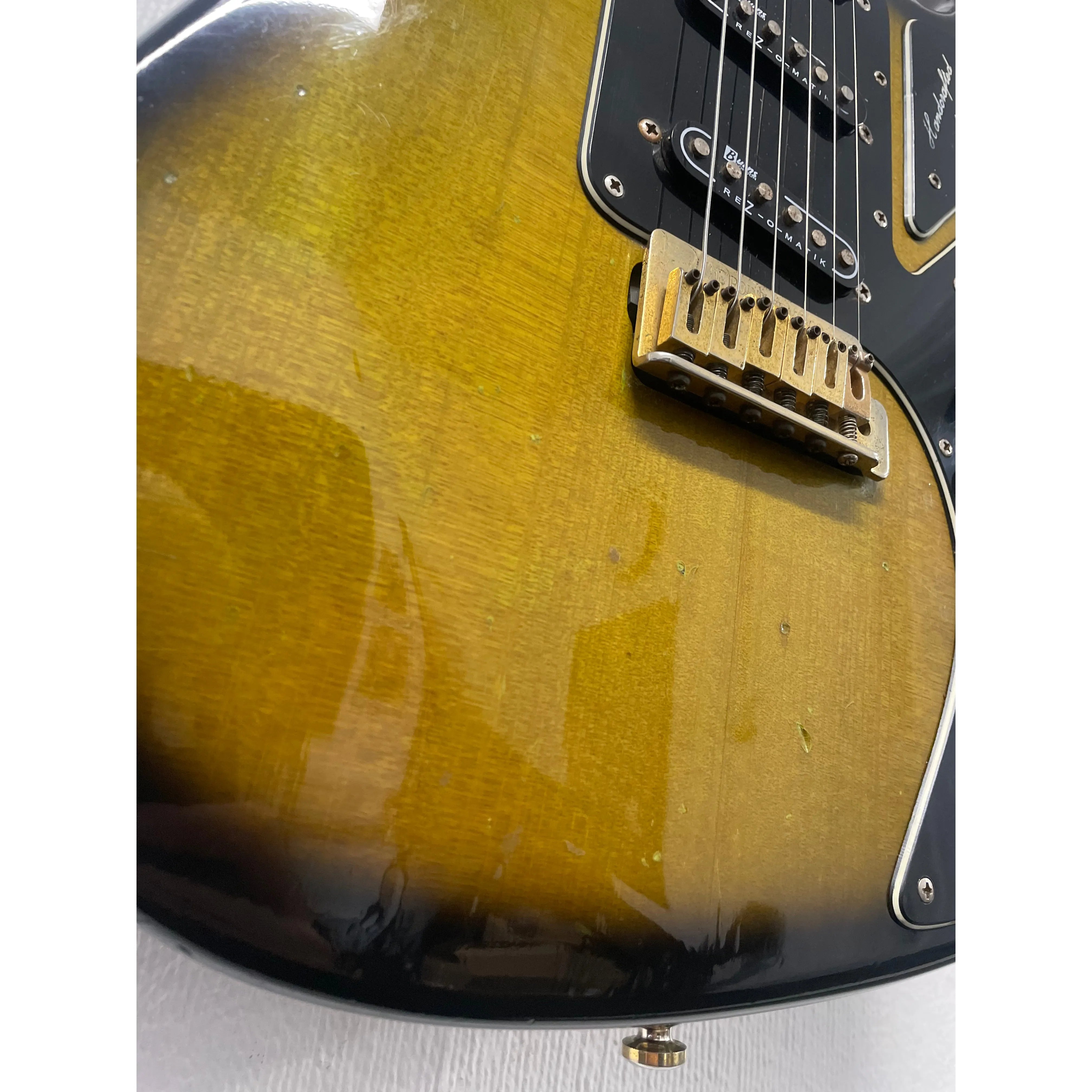 Burns London Marquee Club Series Electric Guitar in Green Burst with Gigbag Pre-Owned