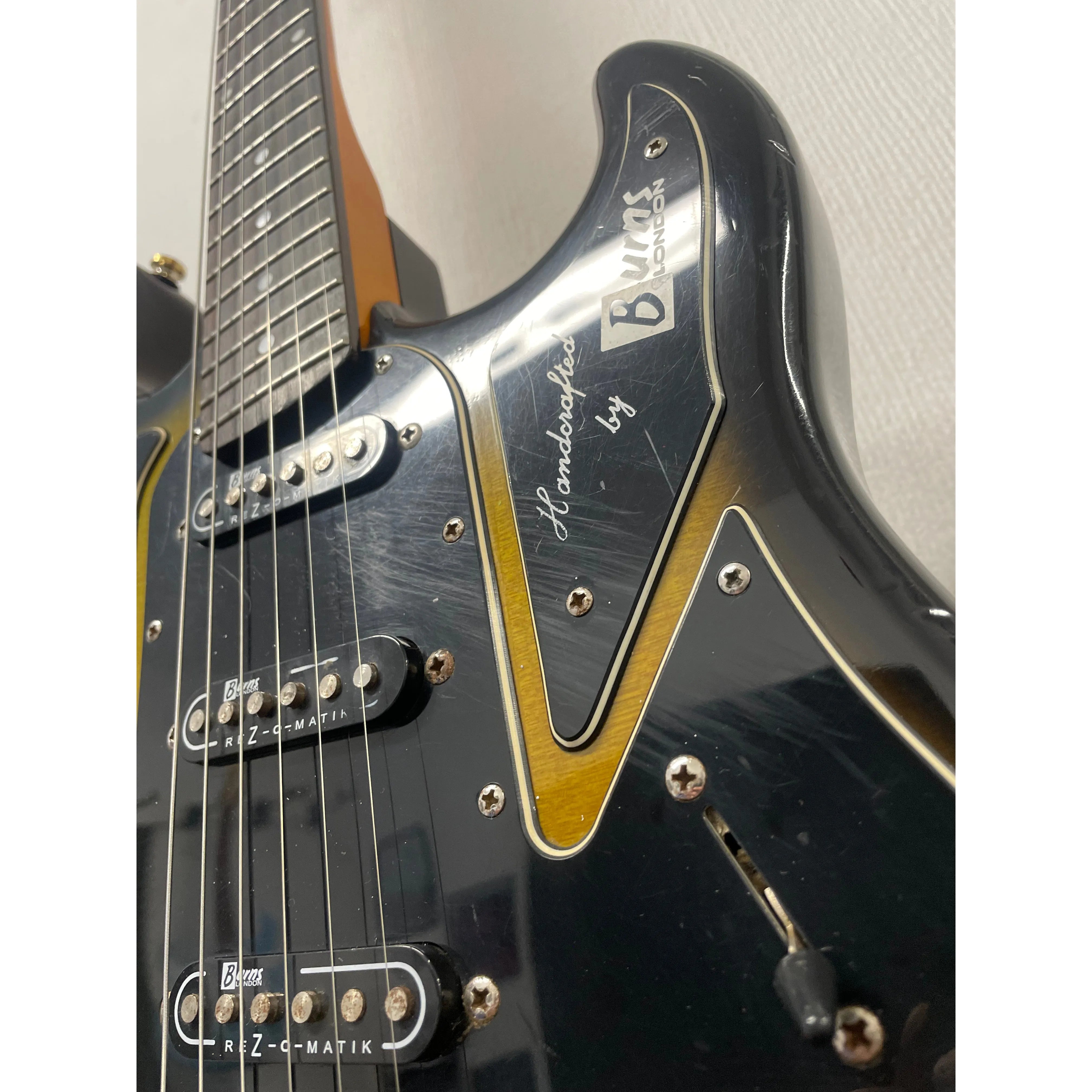 Burns London Marquee Club Series Electric Guitar in Green Burst with Gigbag Pre-Owned