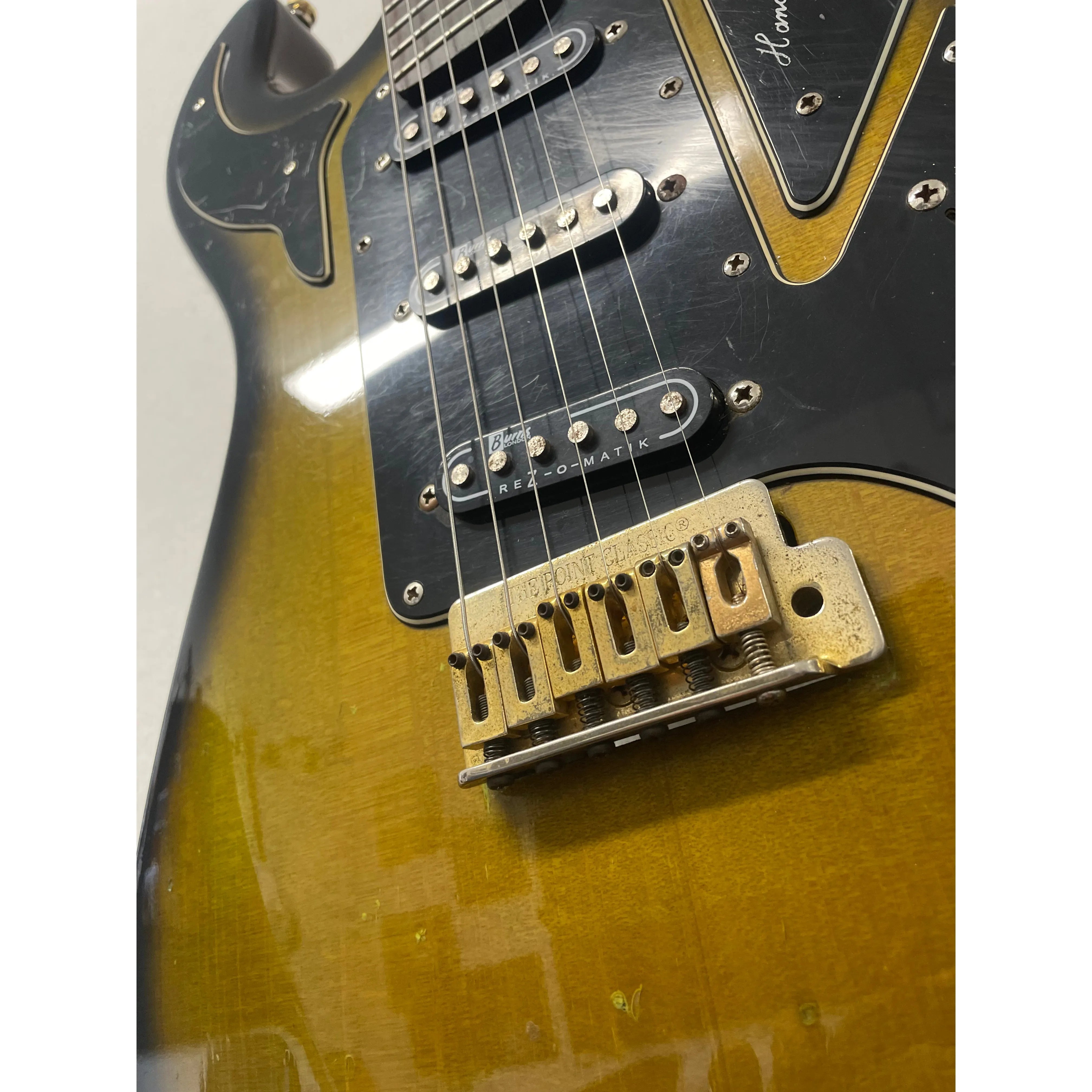 Burns London Marquee Club Series Electric Guitar in Green Burst with Gigbag Pre-Owned