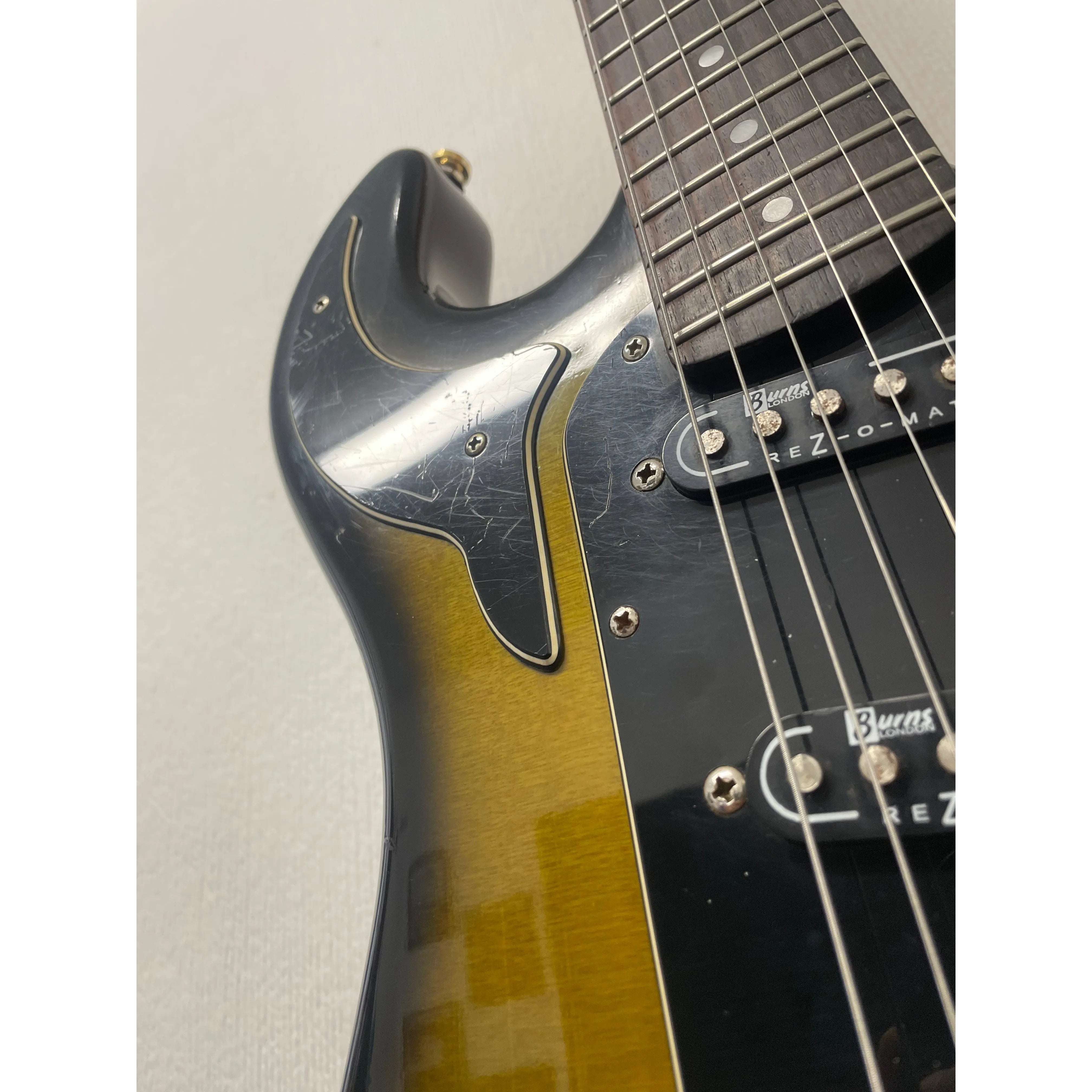 Burns London Marquee Club Series Electric Guitar in Green Burst with Gigbag Pre-Owned