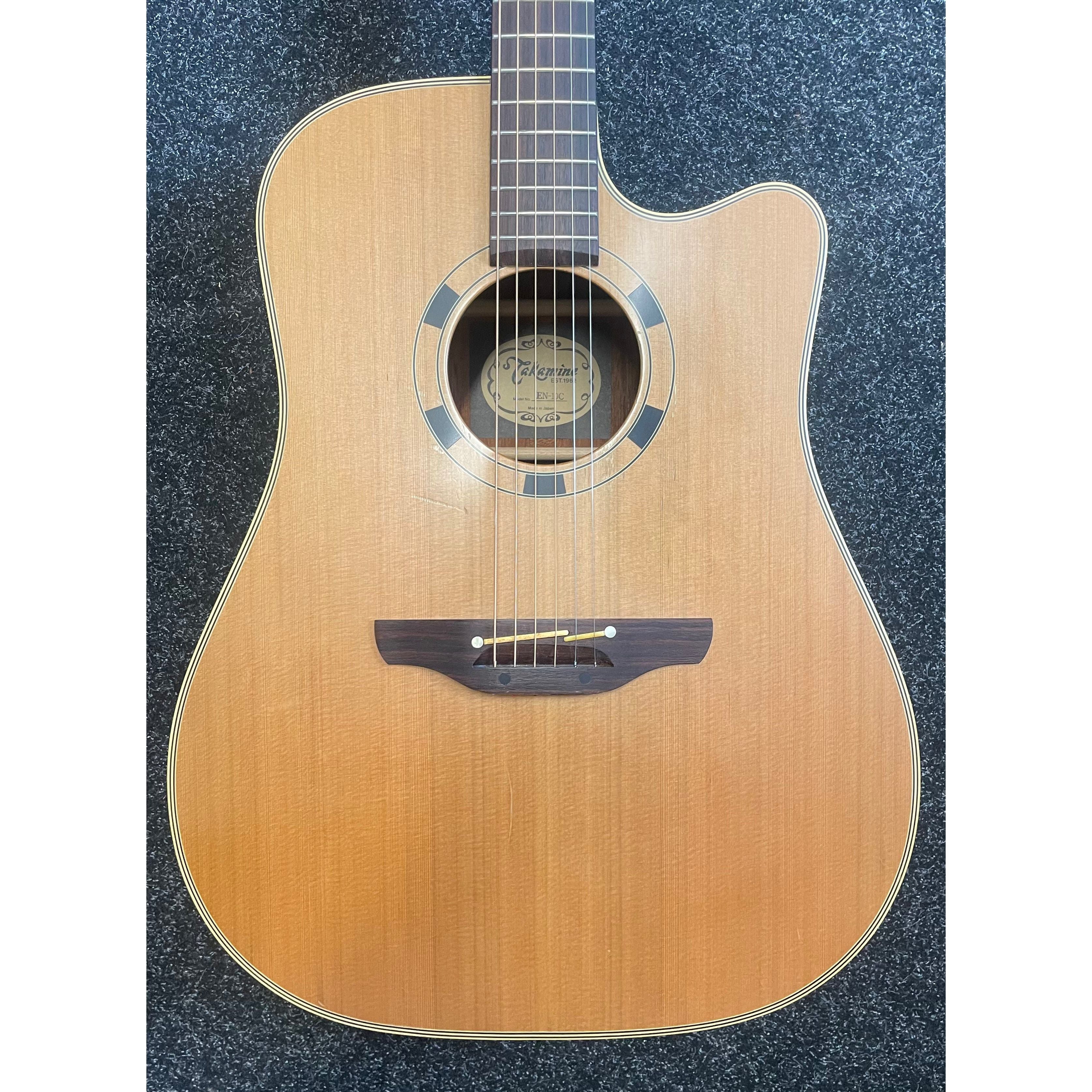 Takamine EN-10C Dreadnought Electro Acoustic Guitar MIJ Made in Japan with Hardcase Pre-Owned