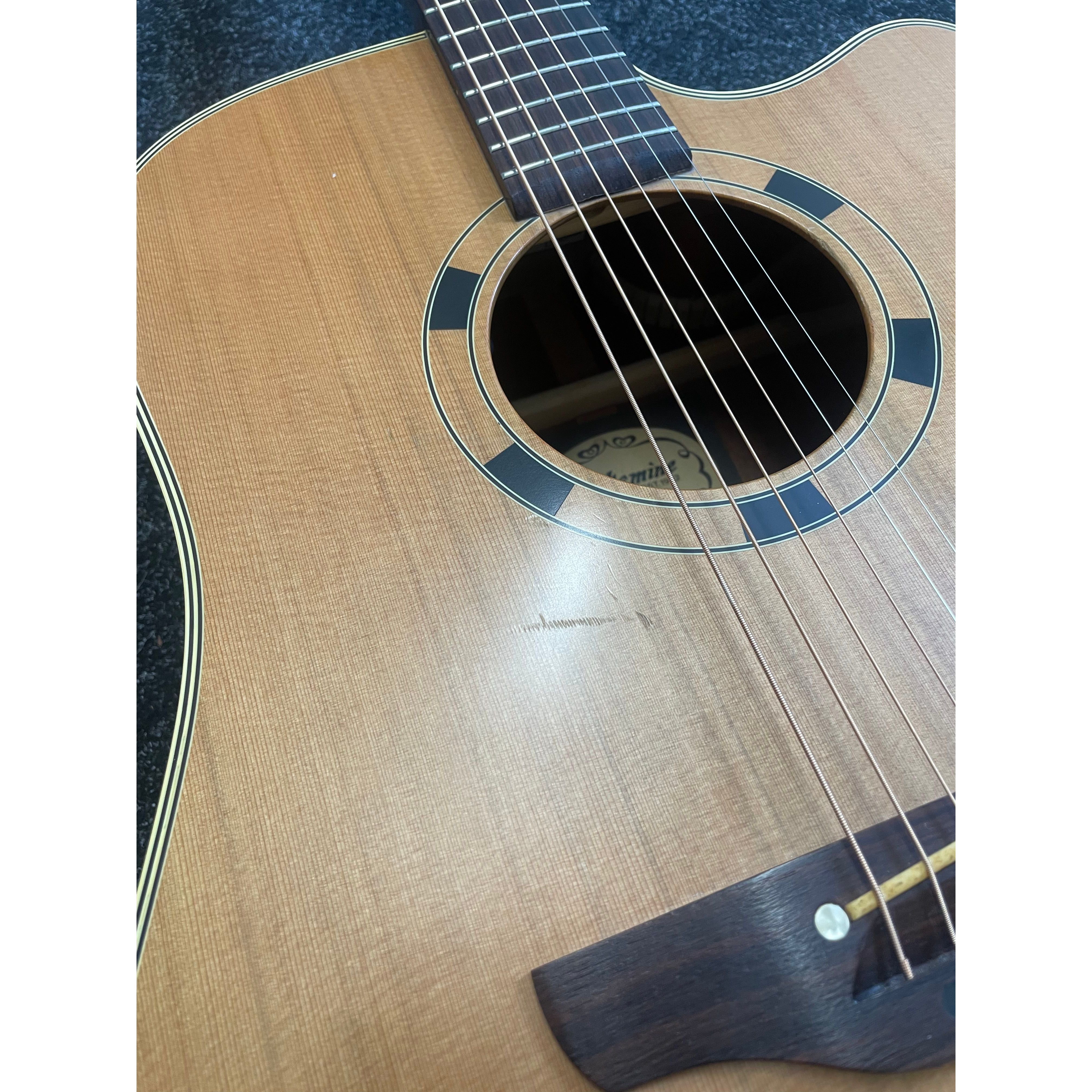 Takamine EN-10C Dreadnought Electro Acoustic Guitar MIJ Made in Japan with Hardcase Pre-Owned