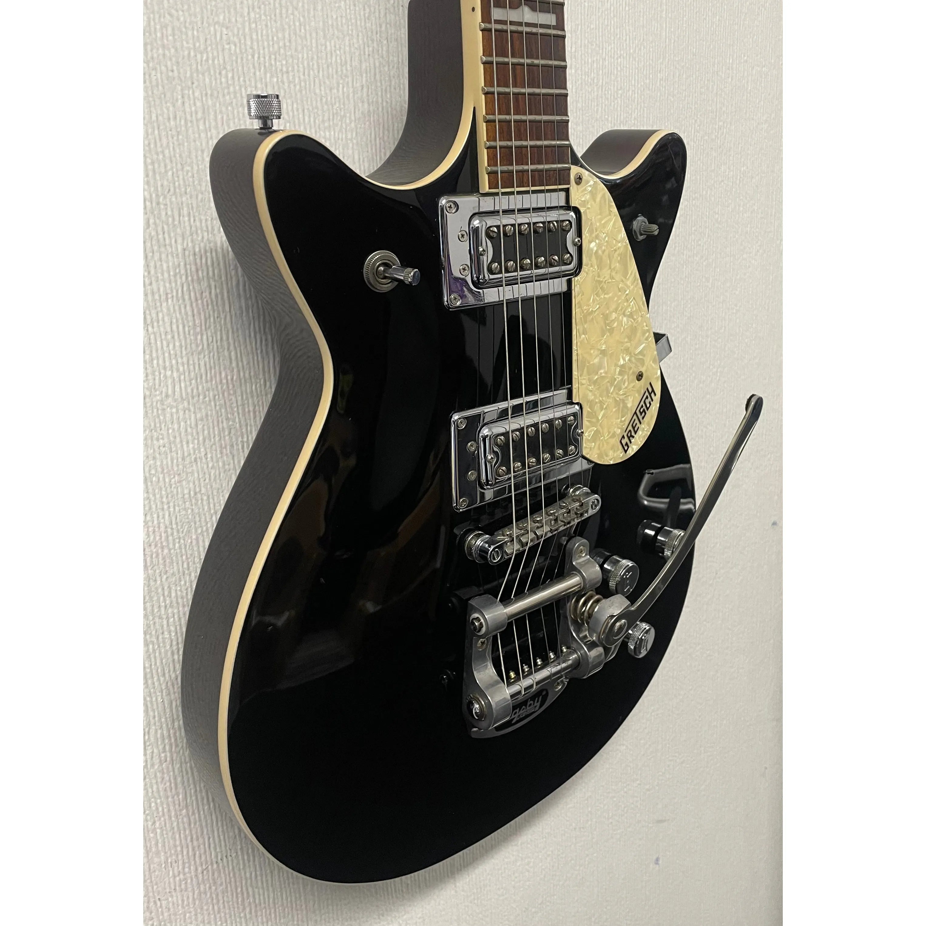 Gretsch G5445T Double Cut Jet Electric Guitar in Black with Bigsby & Gigbag Pre-Owned