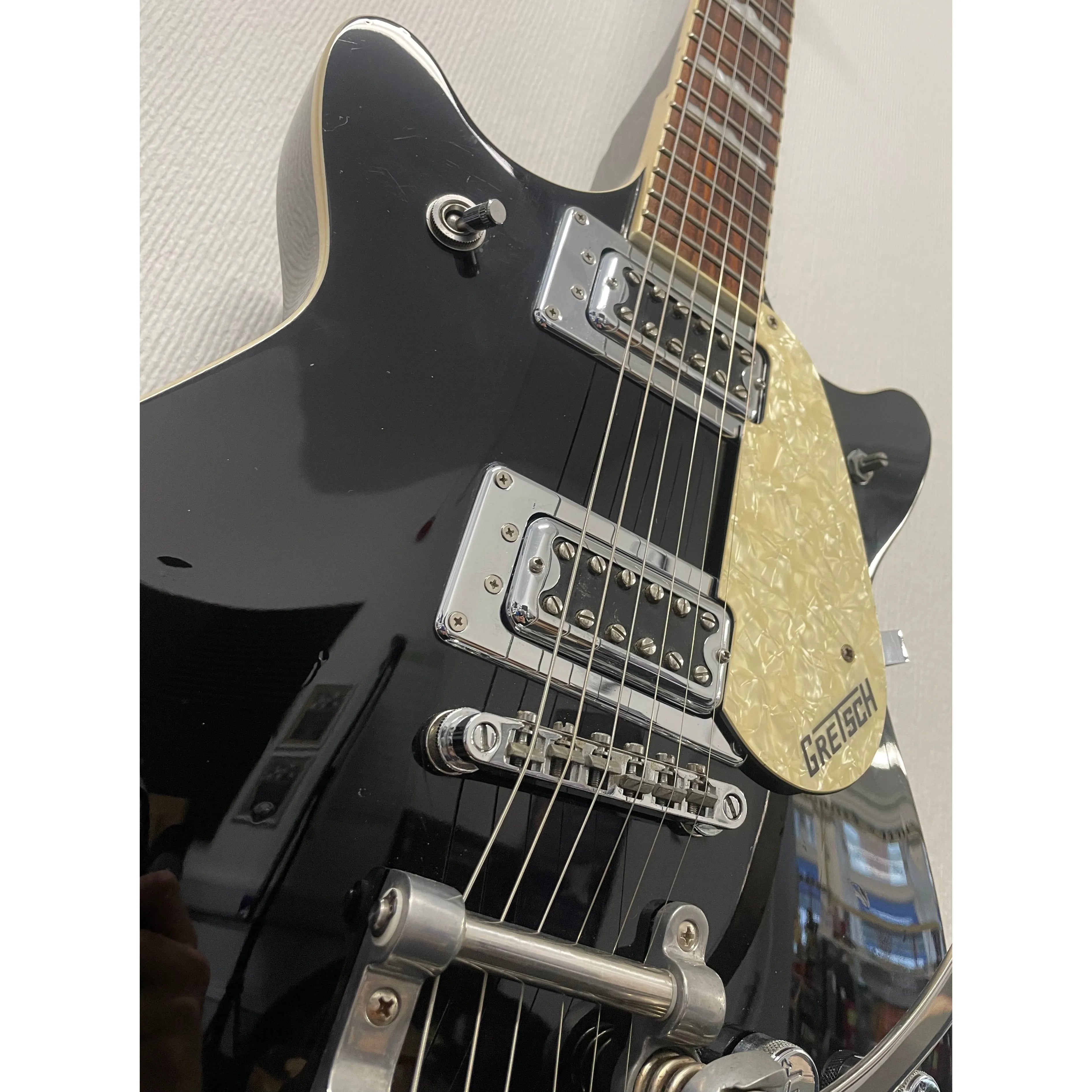 Gretsch G5445T Double Cut Jet Electric Guitar in Black with Bigsby & Gigbag Pre-Owned