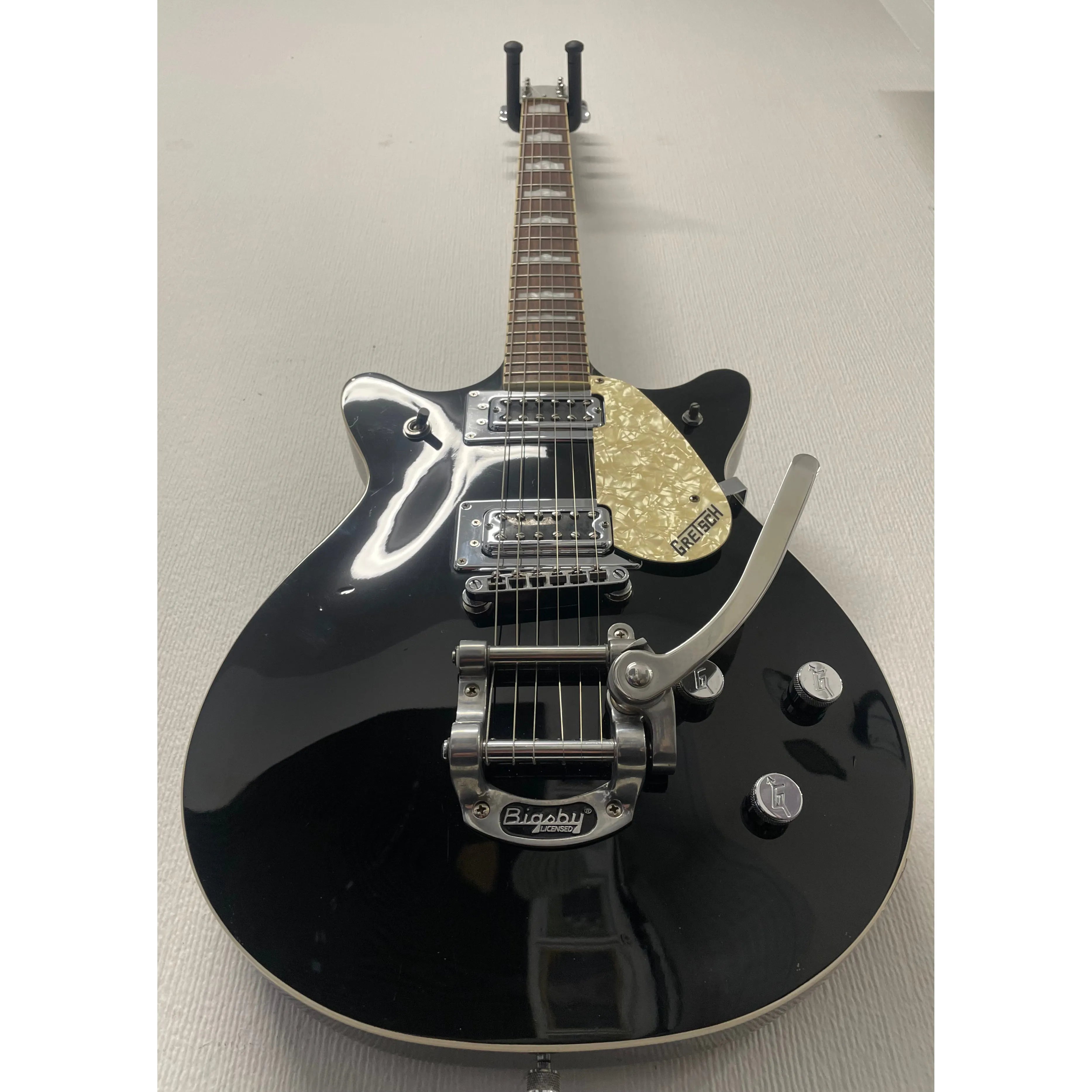 Gretsch G5445T Double Cut Jet Electric Guitar in Black with Bigsby & Gigbag Pre-Owned