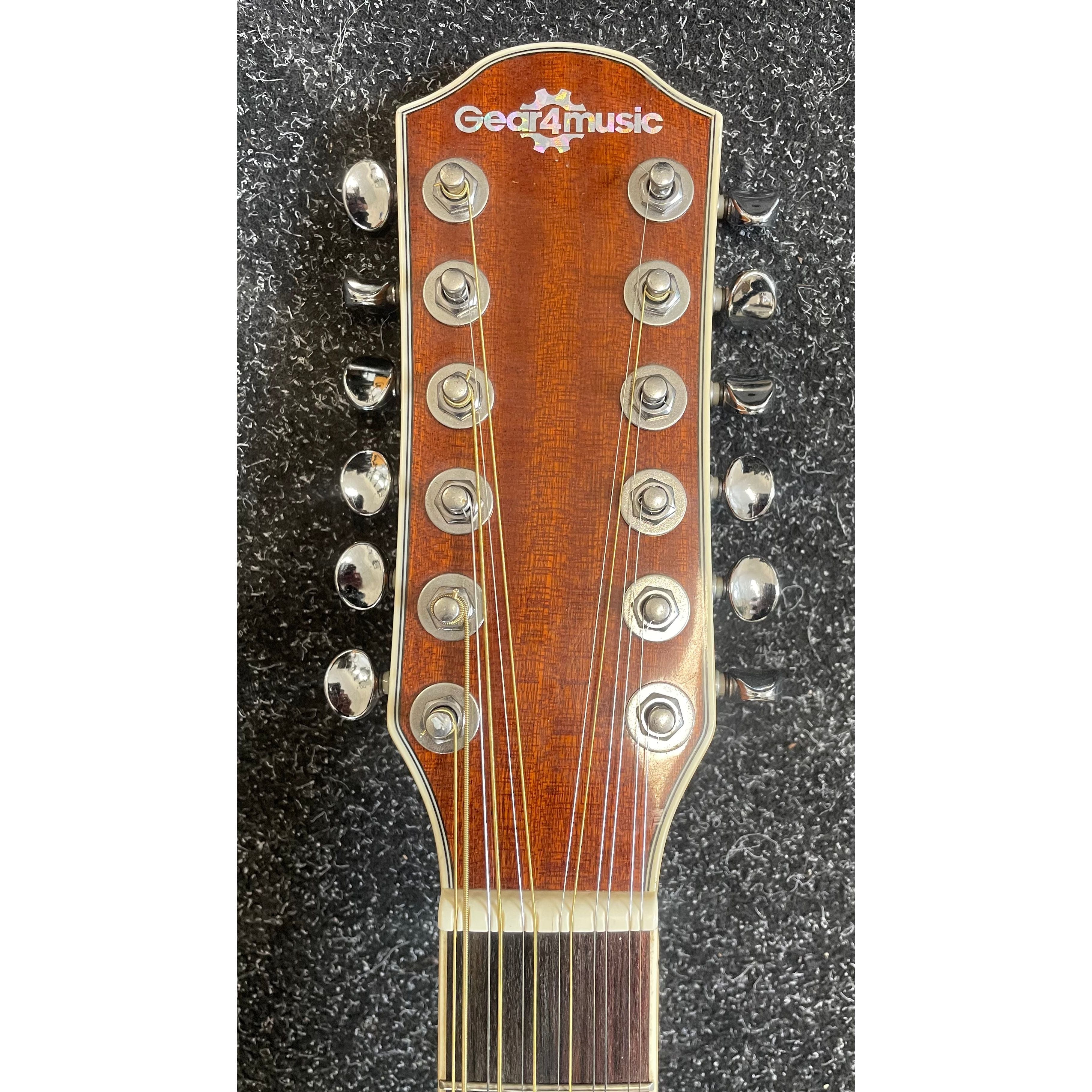 Gear4Music DN-112NT 12 String Dreadnought Acoustic Guitar in Natural Pre-Owned