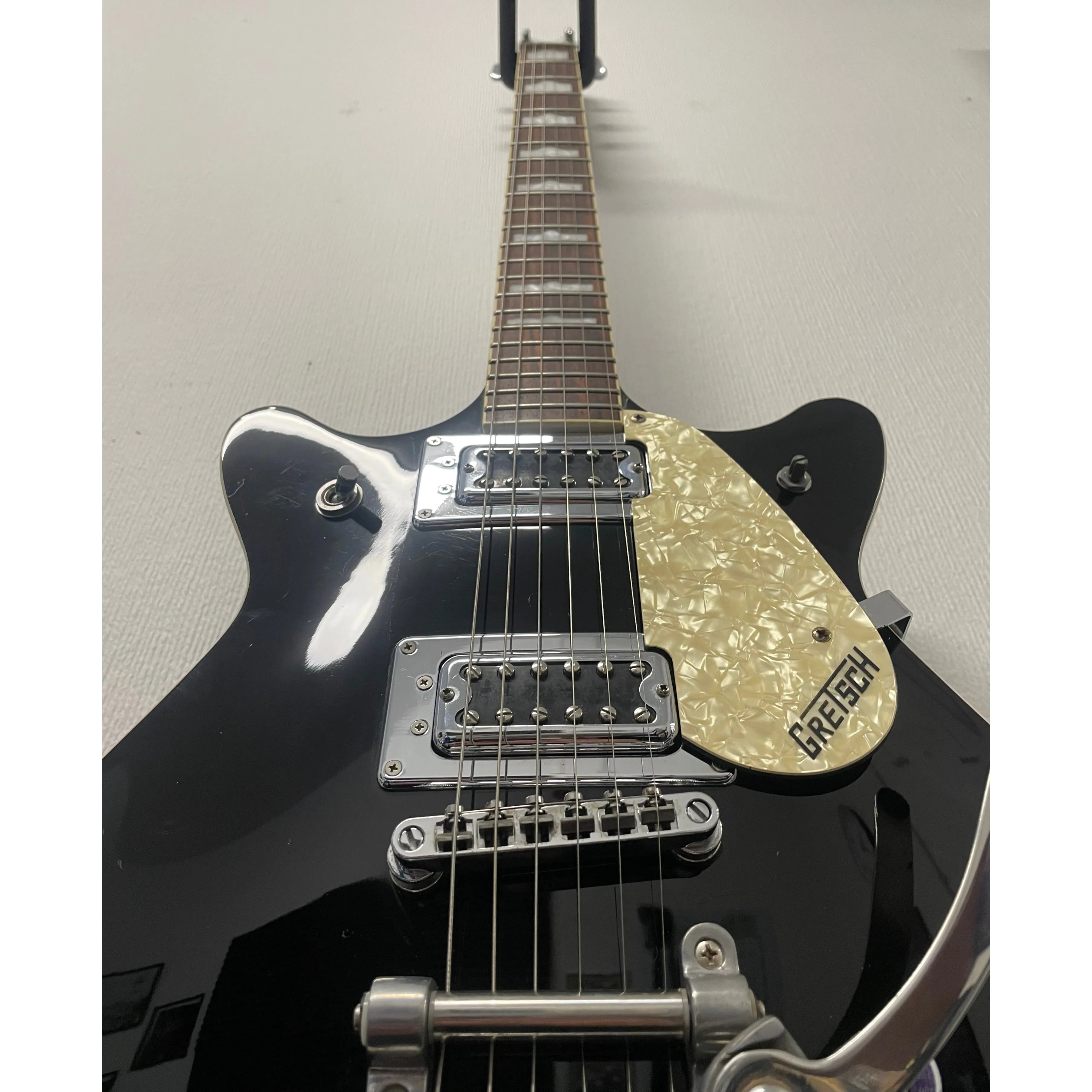 Gretsch G5445T Double Cut Jet Electric Guitar in Black with Bigsby & Gigbag Pre-Owned