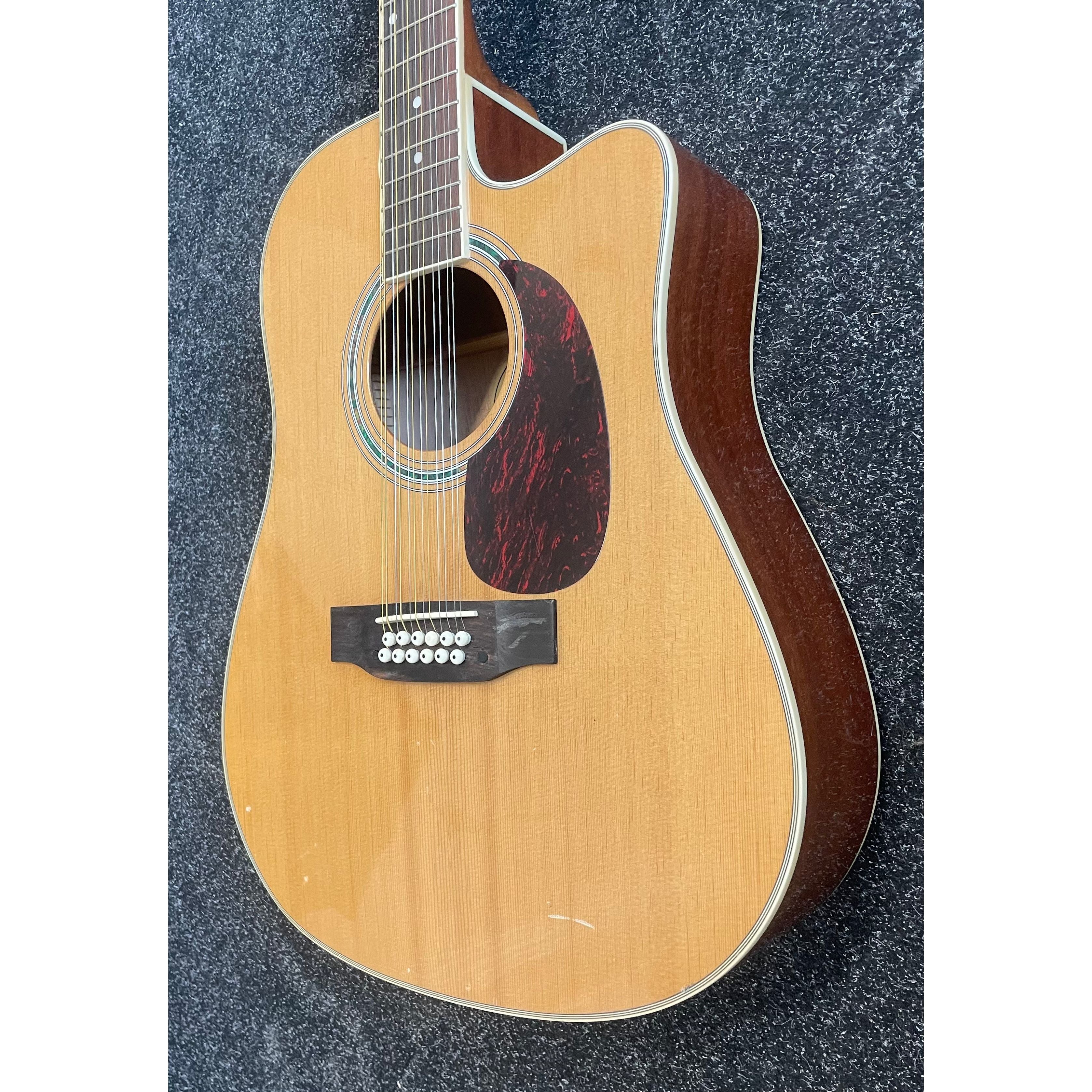 Gear4Music DN-112NT 12 String Dreadnought Acoustic Guitar in Natural Pre-Owned