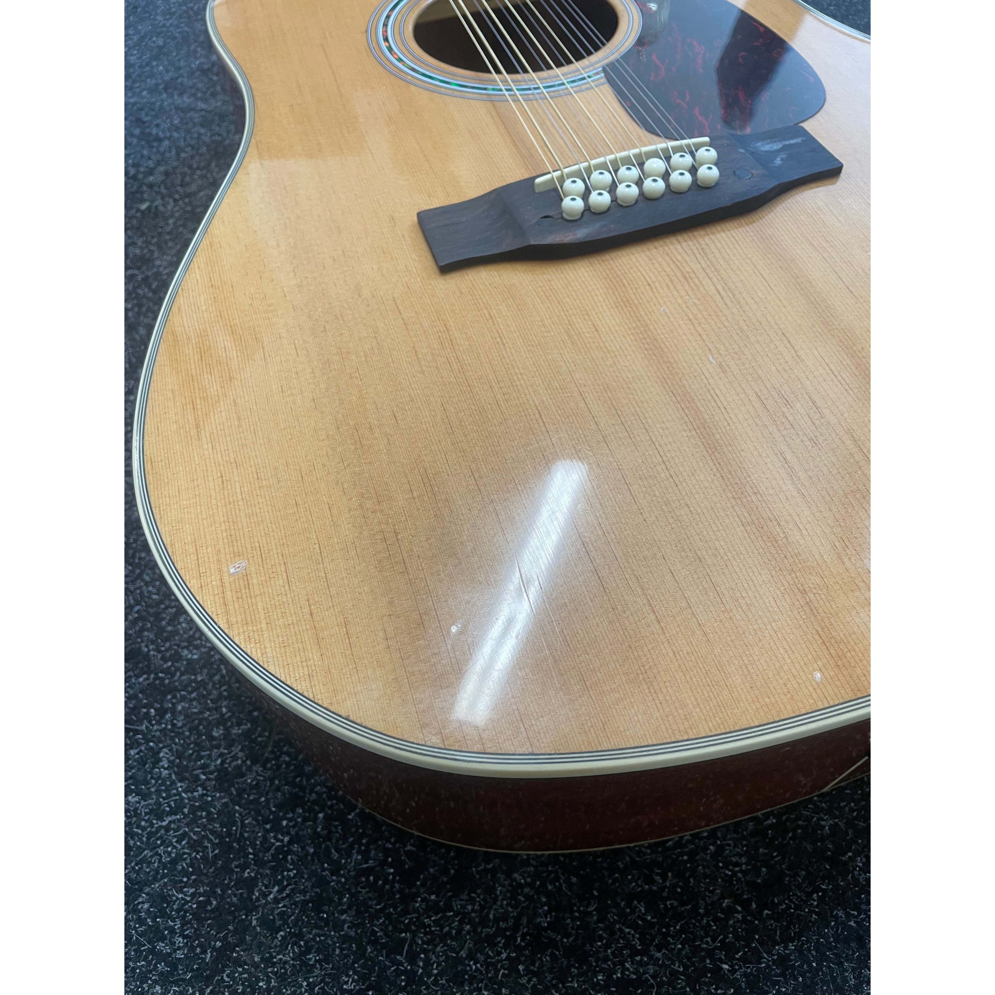 Gear4Music DN-112NT 12 String Dreadnought Acoustic Guitar in Natural Pre-Owned