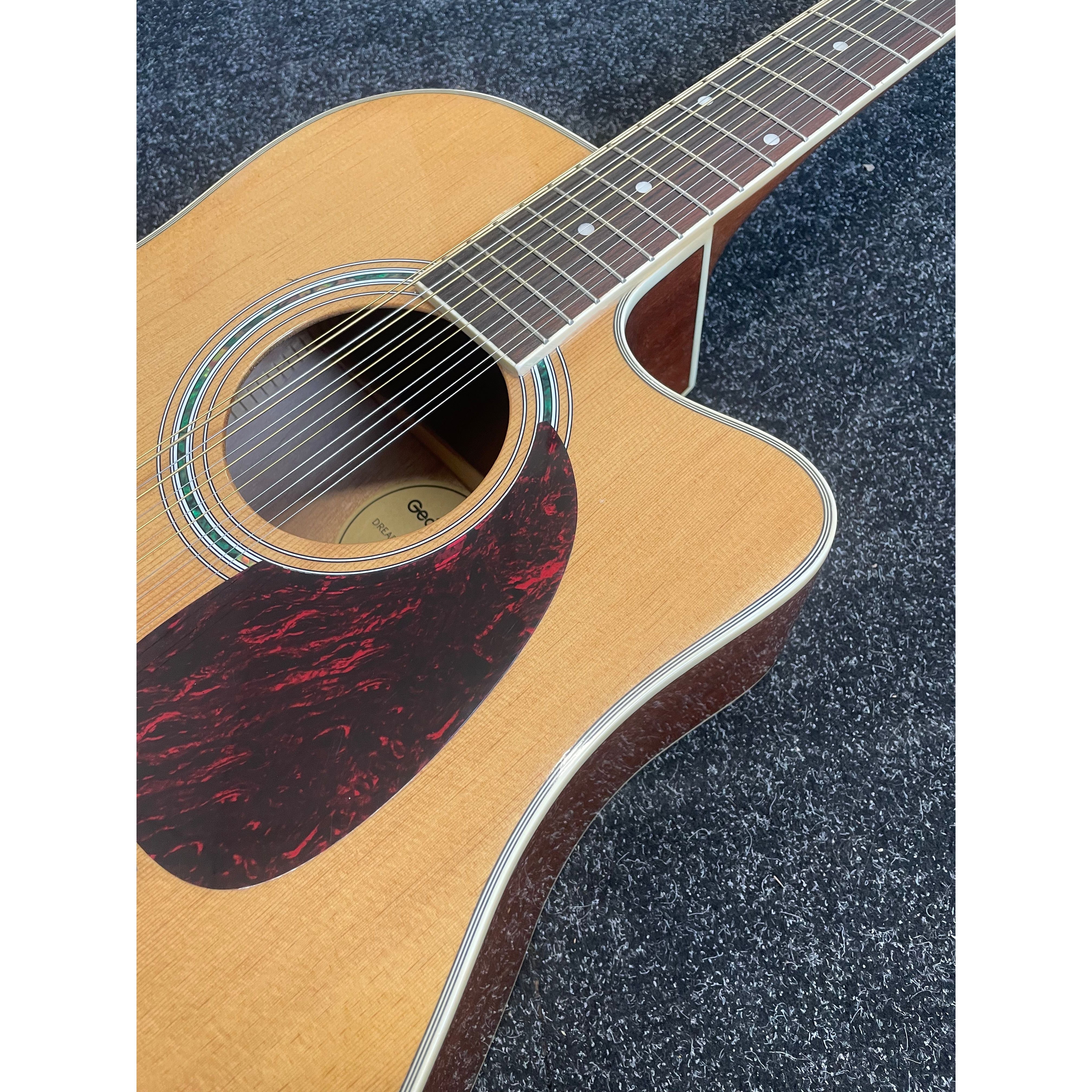 Gear4Music DN-112NT 12 String Dreadnought Acoustic Guitar in Natural Pre-Owned