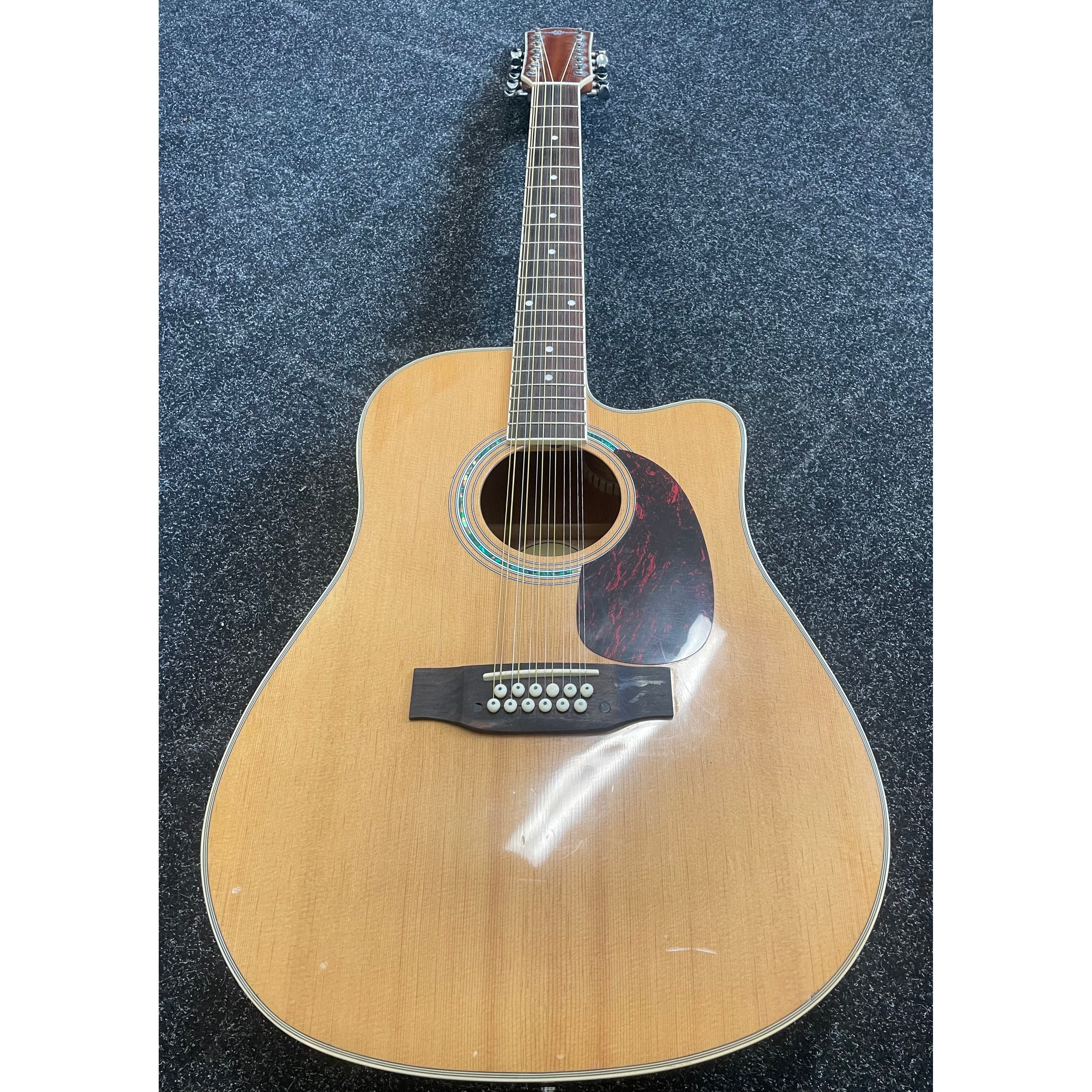 Gear4Music DN-112NT 12 String Dreadnought Acoustic Guitar in Natural Pre-Owned