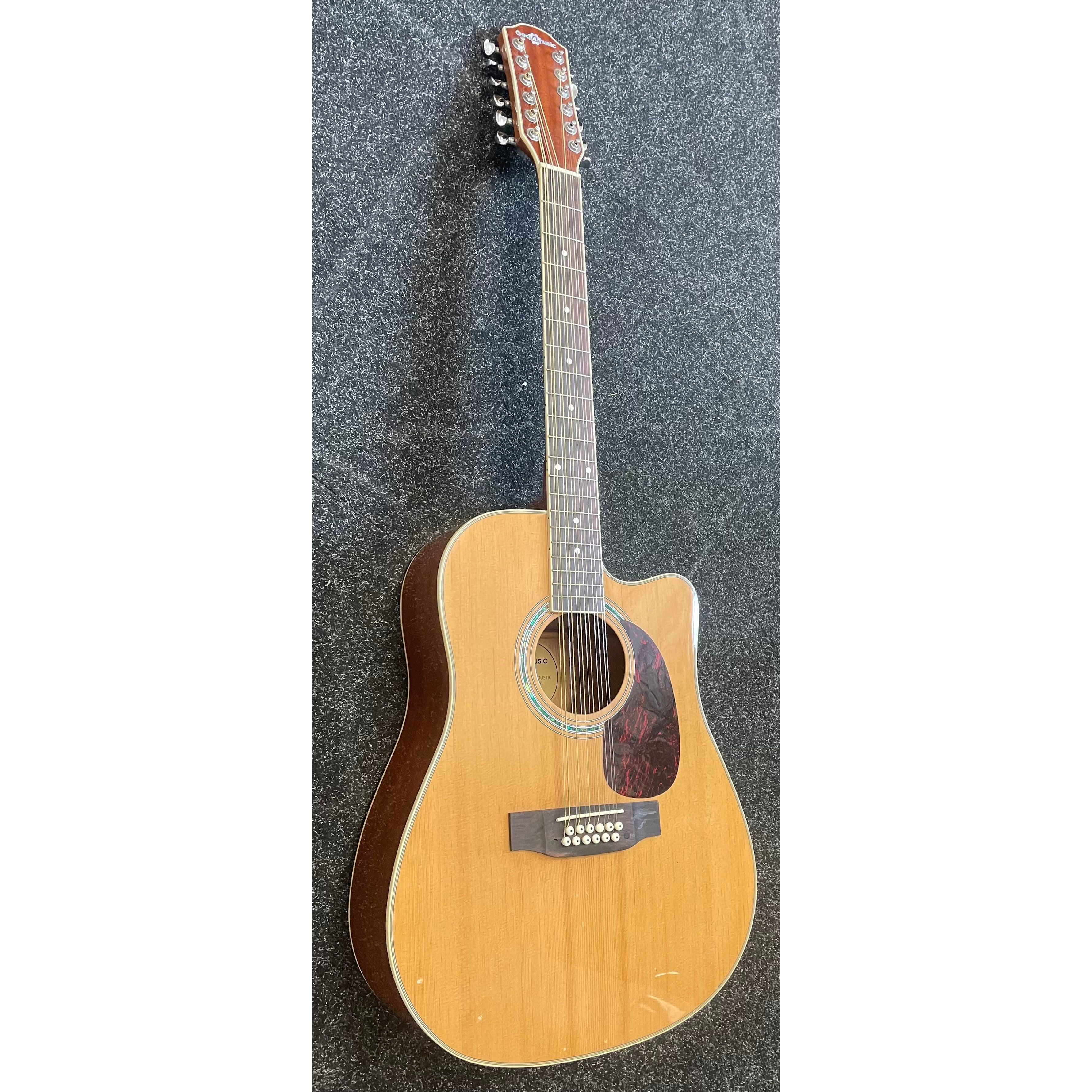 Gear4Music DN-112NT 12 String Dreadnought Acoustic Guitar in Natural Pre-Owned