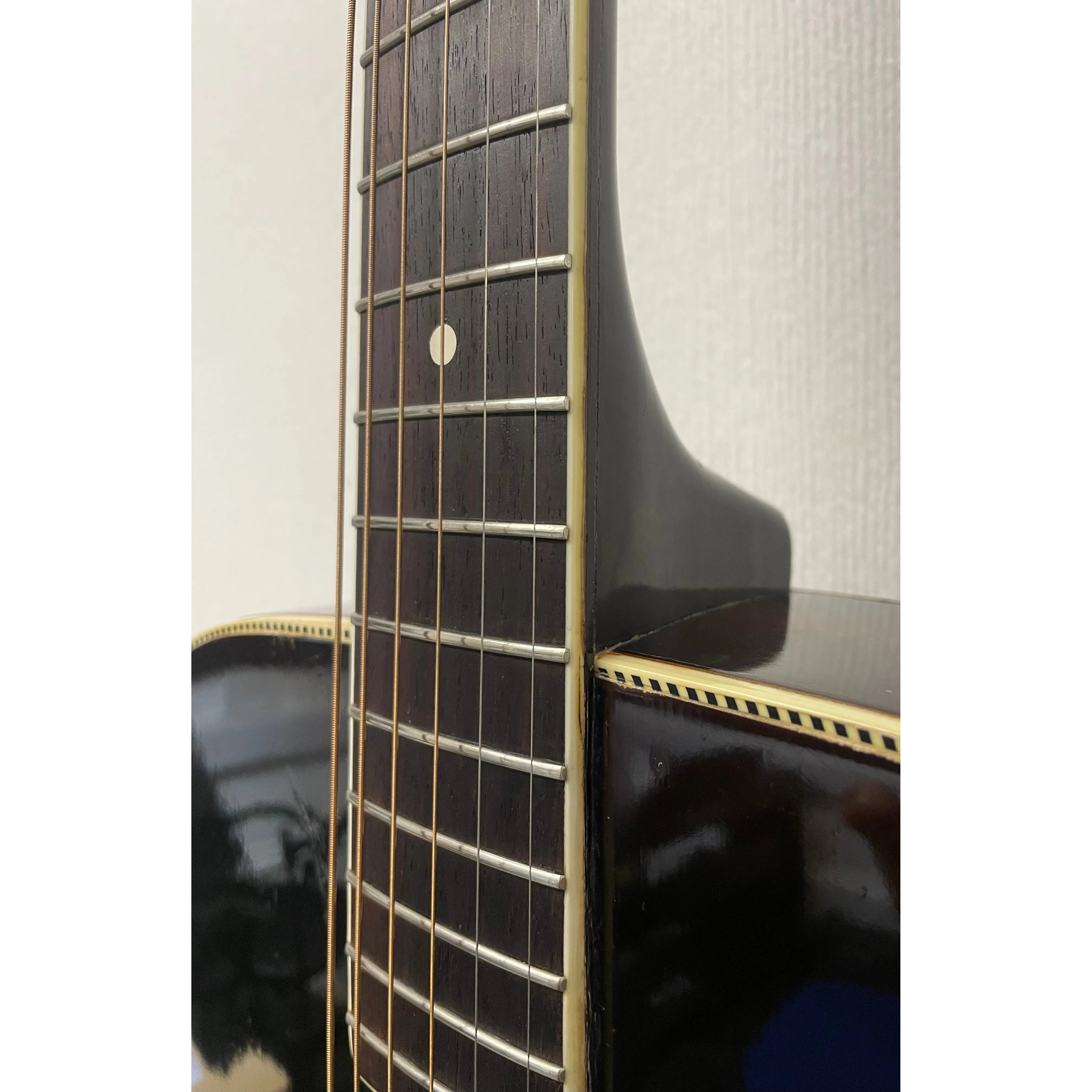 Kay K-15 1950's-60's Flat Top Jumbo Acoustic Guitar L3623 in Burst Finish with Hardcase Pre-Owned