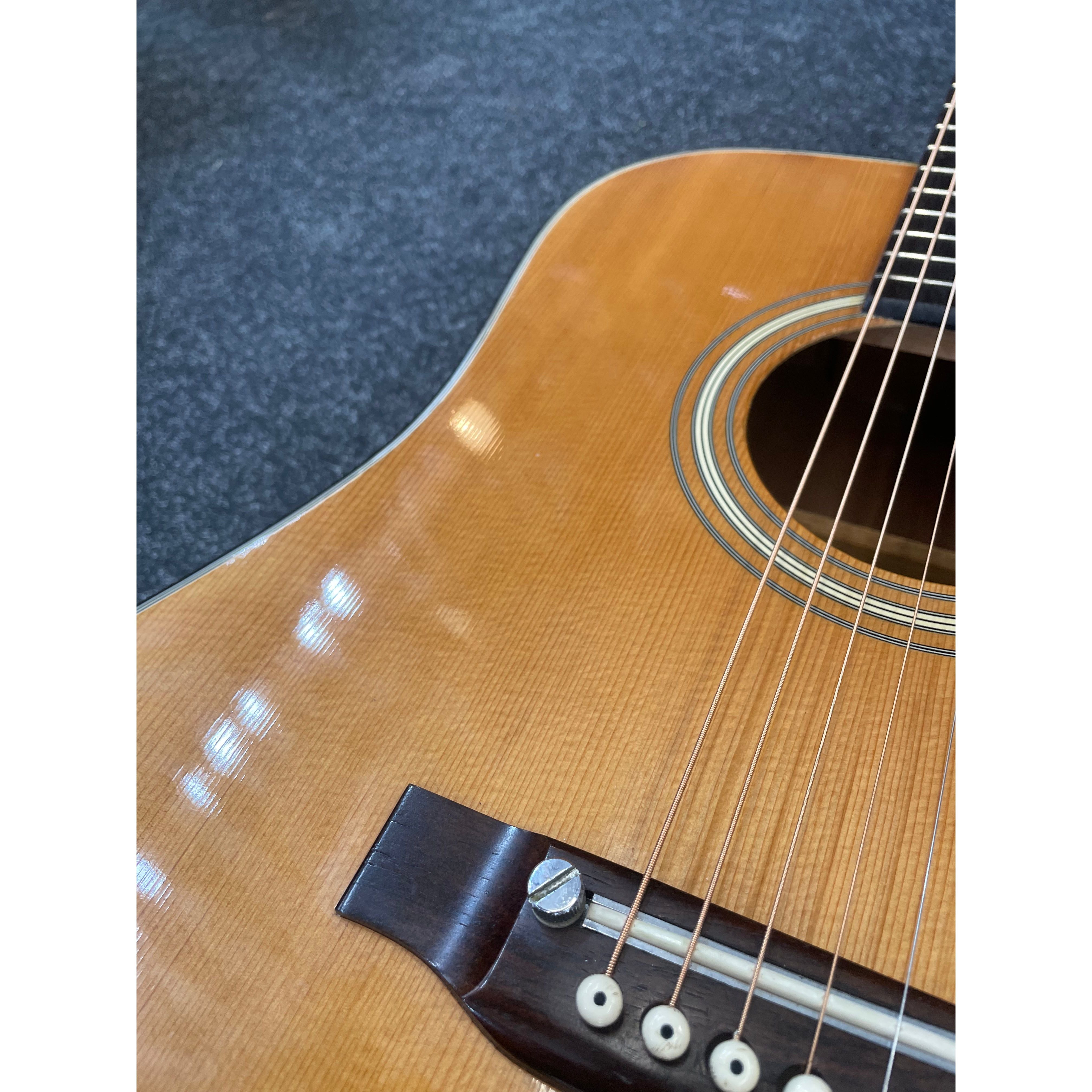C. F. Mountain W-120 1970's Lawsuit Era Acoustic Guitar MIJ Made in Japan with Gigbag Pre-Owned