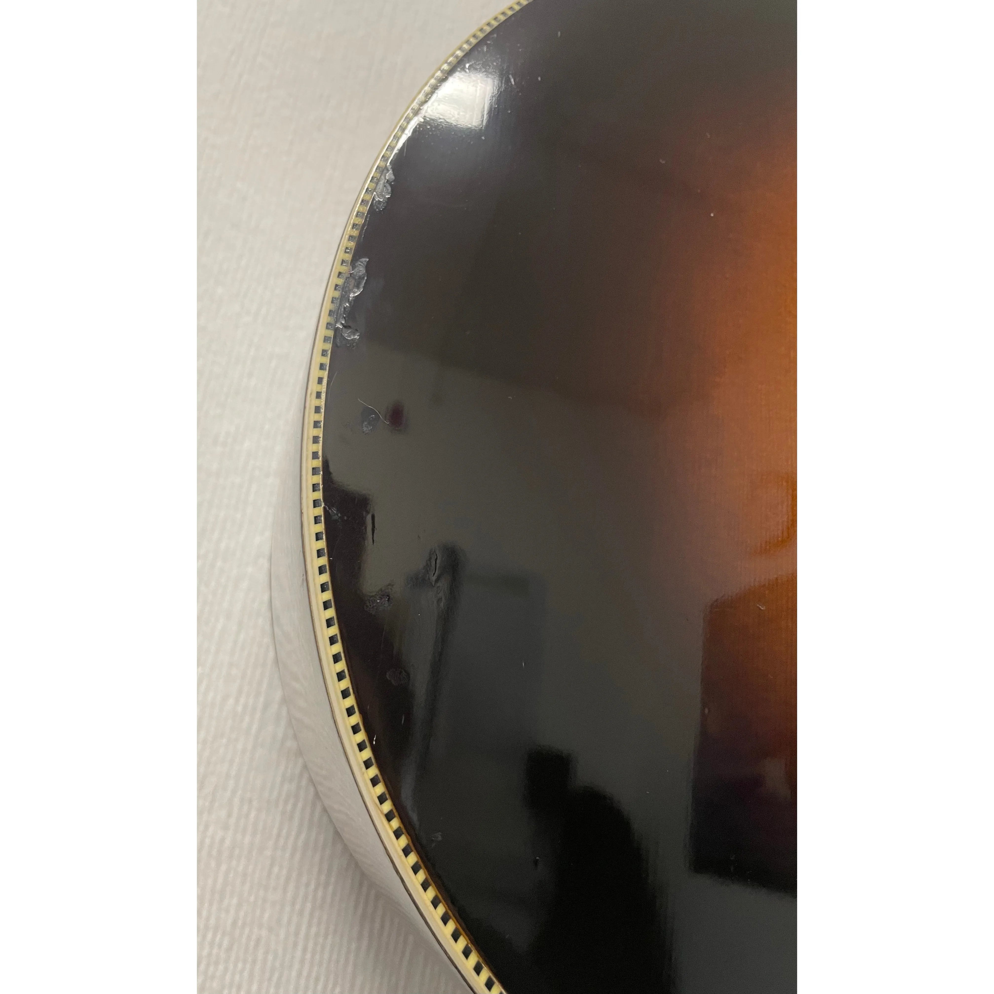 Kay K-15 1950's-60's Flat Top Jumbo Acoustic Guitar L3623 in Burst Finish with Hardcase Pre-Owned