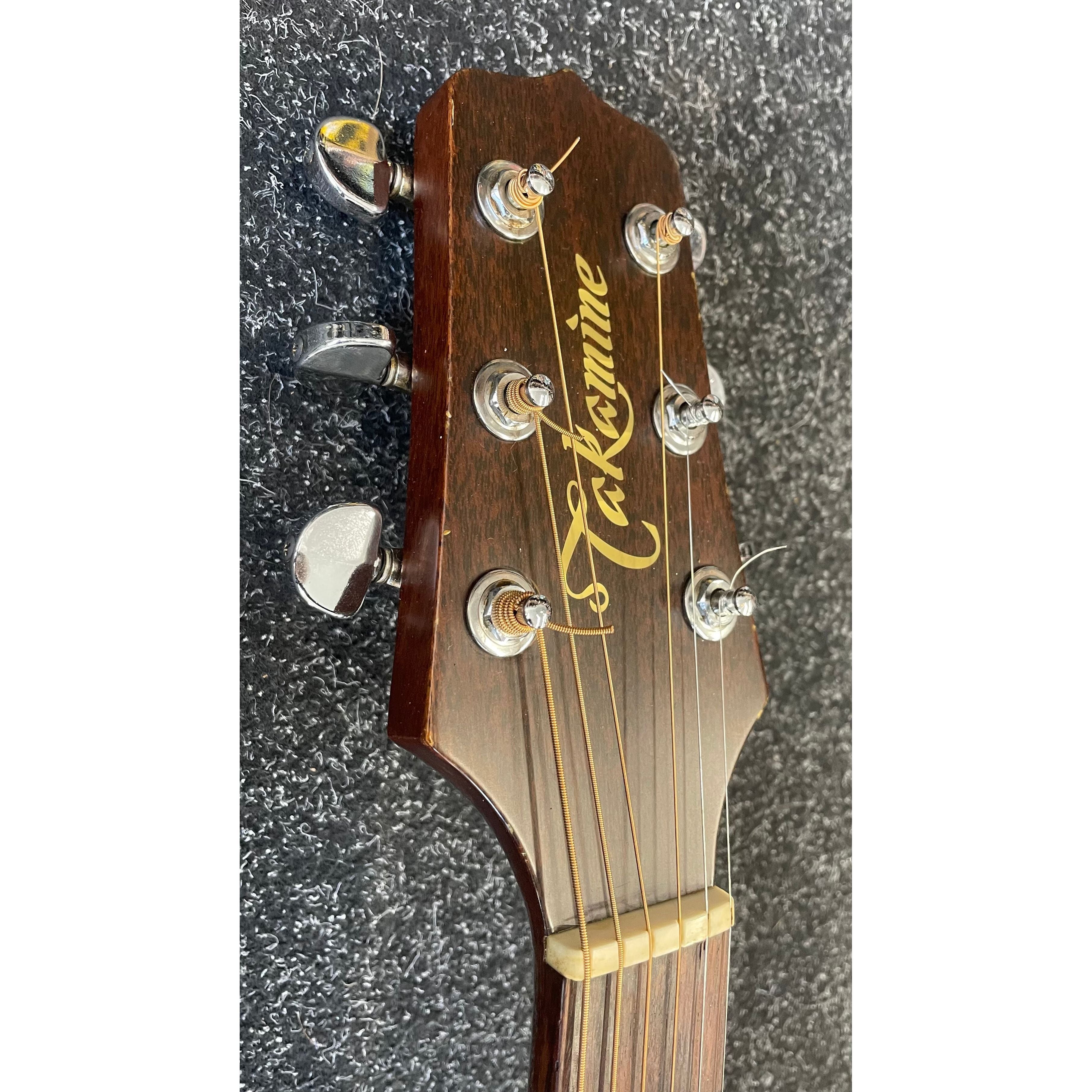 Takamine EF-340 Dreadnought Electro Acoustic Guitar in Natural with Hardcase Pre-Owned