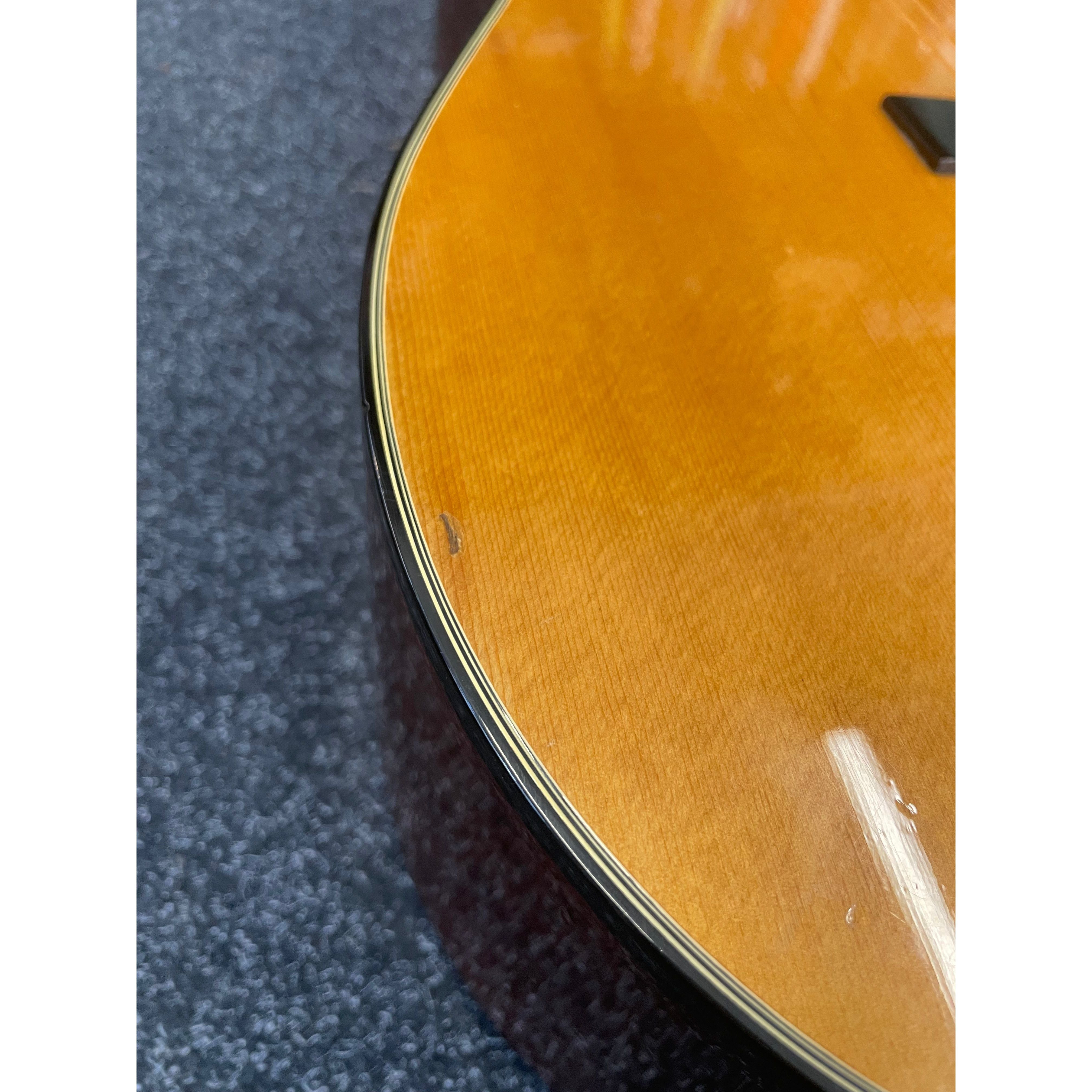 Takamine EF-340 Dreadnought Electro Acoustic Guitar in Natural with Hardcase Pre-Owned