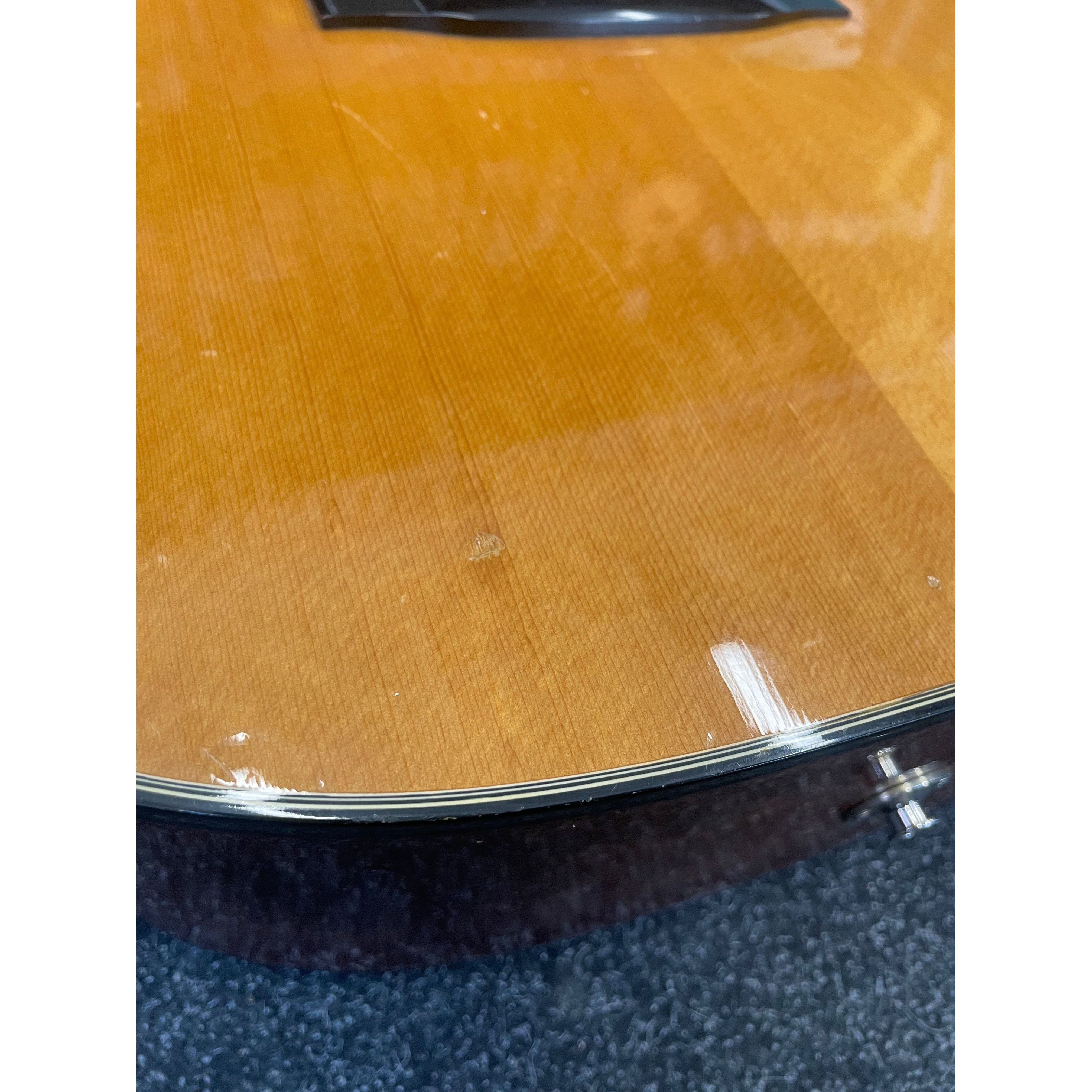 Takamine EF-340 Dreadnought Electro Acoustic Guitar in Natural with Hardcase Pre-Owned