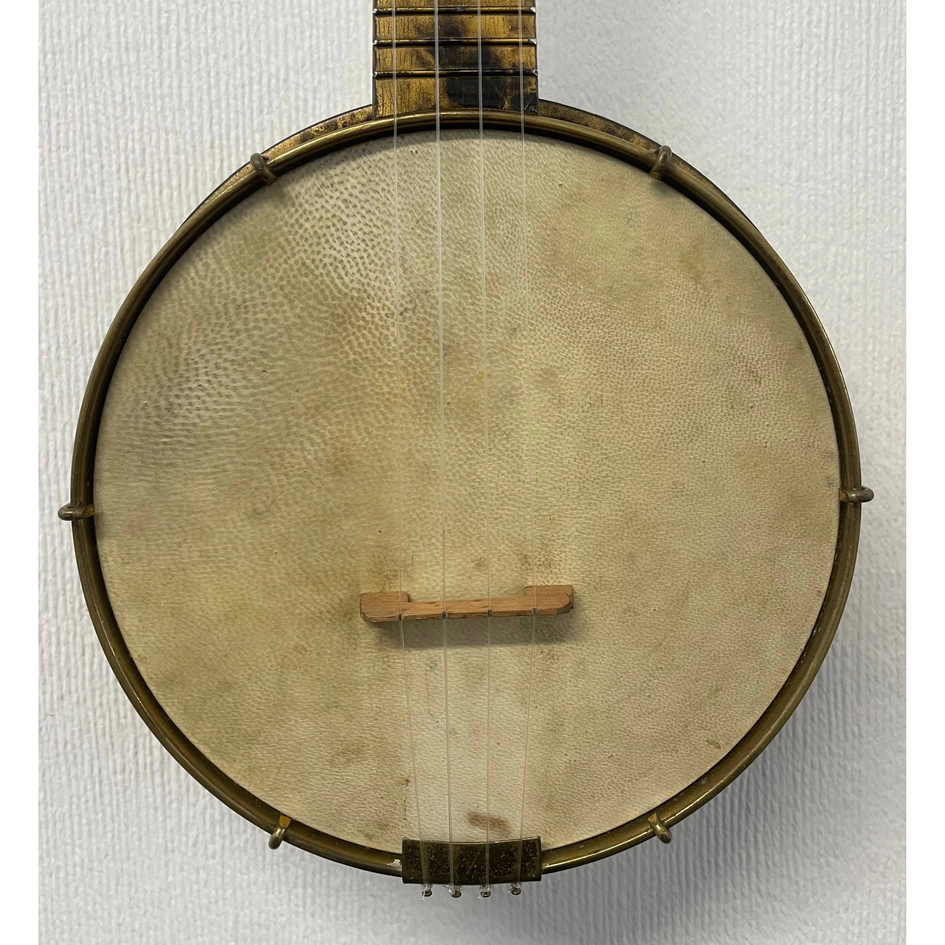 Golden Knight Banjolele, Made by Francis, Day & Hunter (FDH Ltd), Made in Britain in Gold and Black Liqueur finish with Carry Case, Est. 1920/30s Pre-Owned