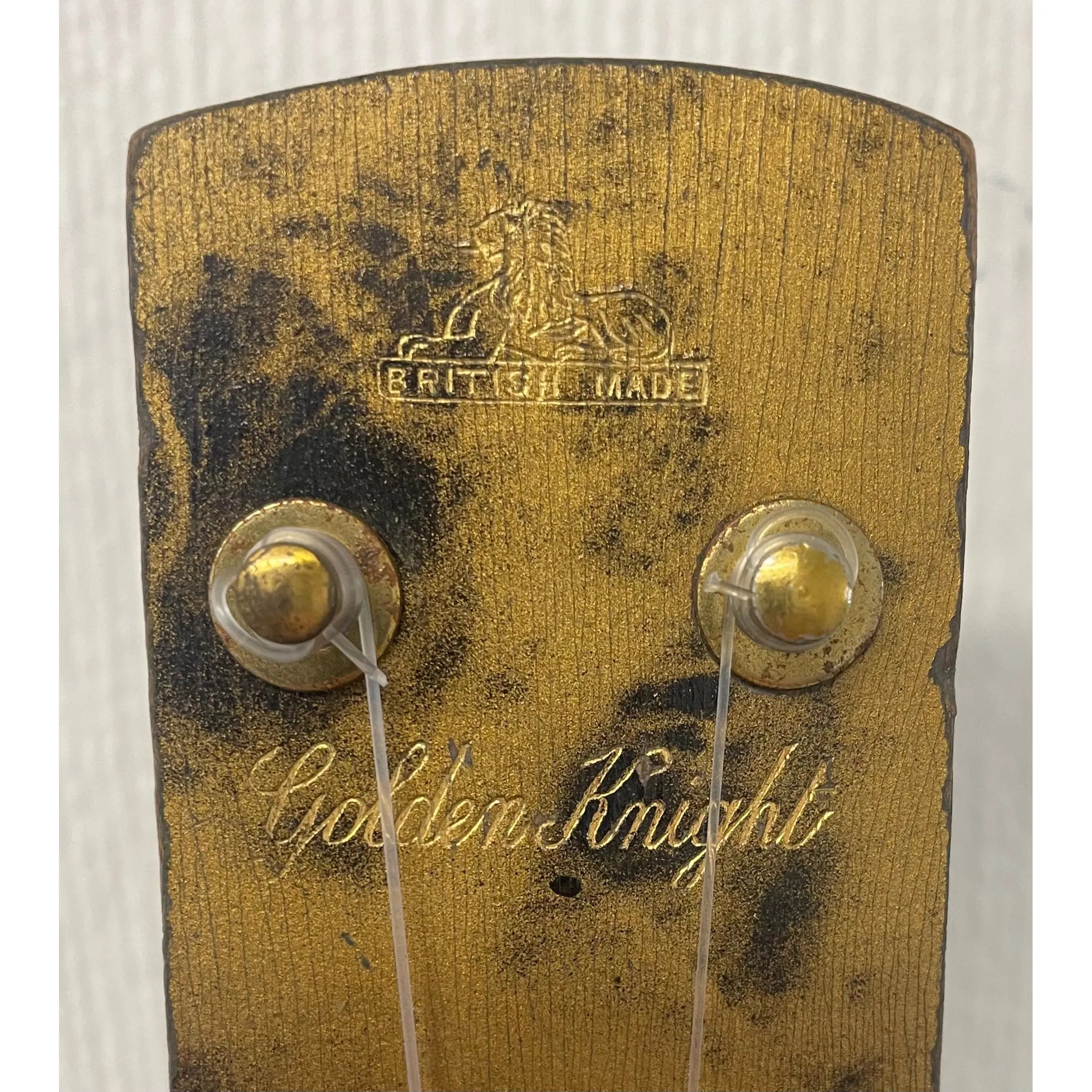 Golden Knight Banjolele, Made by Francis, Day & Hunter (FDH Ltd), Made in Britain in Gold and Black Liqueur finish with Carry Case, Est. 1920/30s Pre-Owned