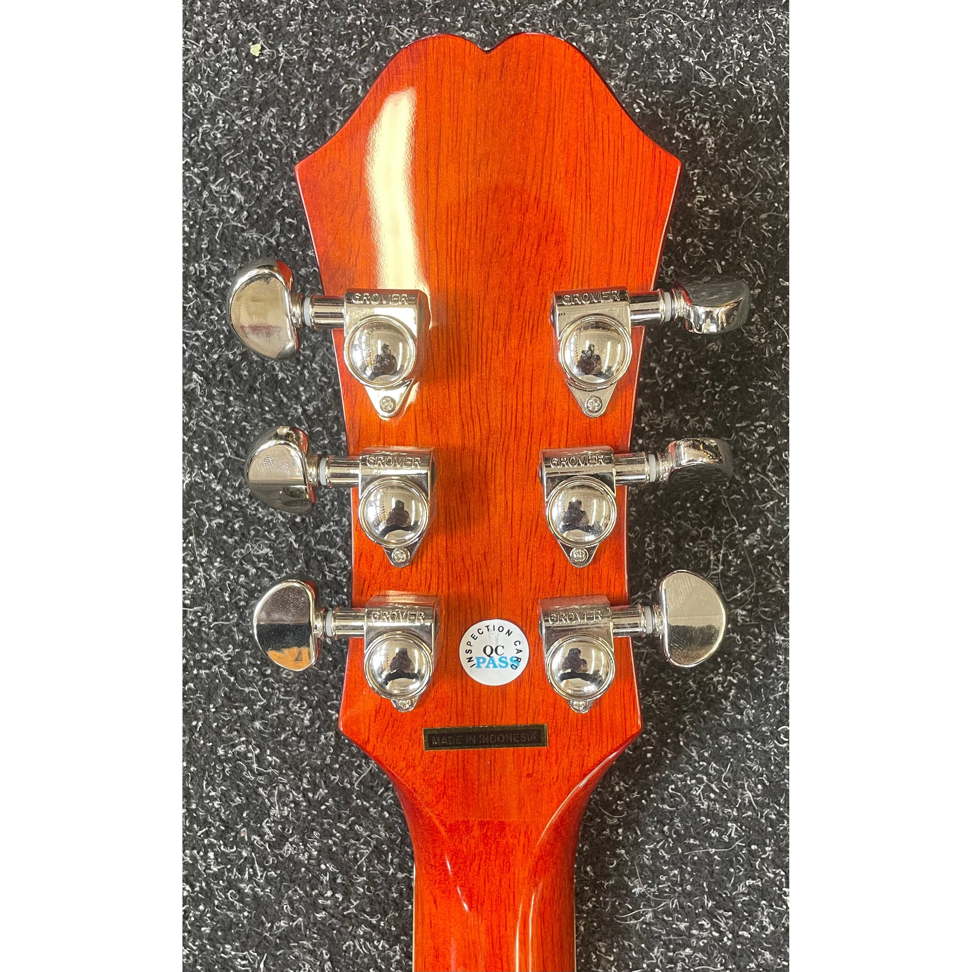 Epiphone Hummingbird Pro Electro Acoustic Dreadnought Guitar in Faded Cherry with Gigbag Pre-Owned