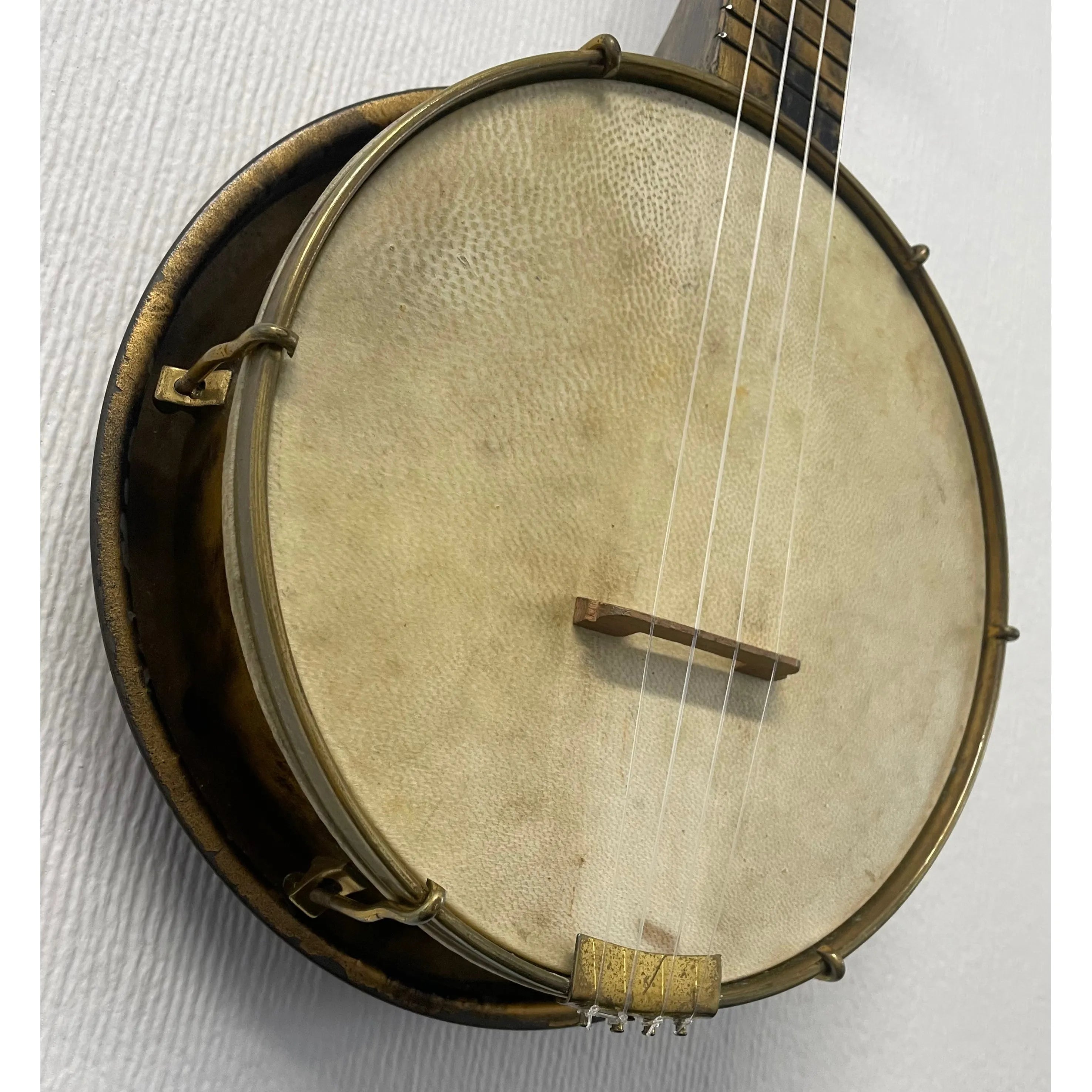 Golden Knight Banjolele, Made by Francis, Day & Hunter (FDH Ltd), Made in Britain in Gold and Black Liqueur finish with Carry Case, Est. 1920/30s Pre-Owned