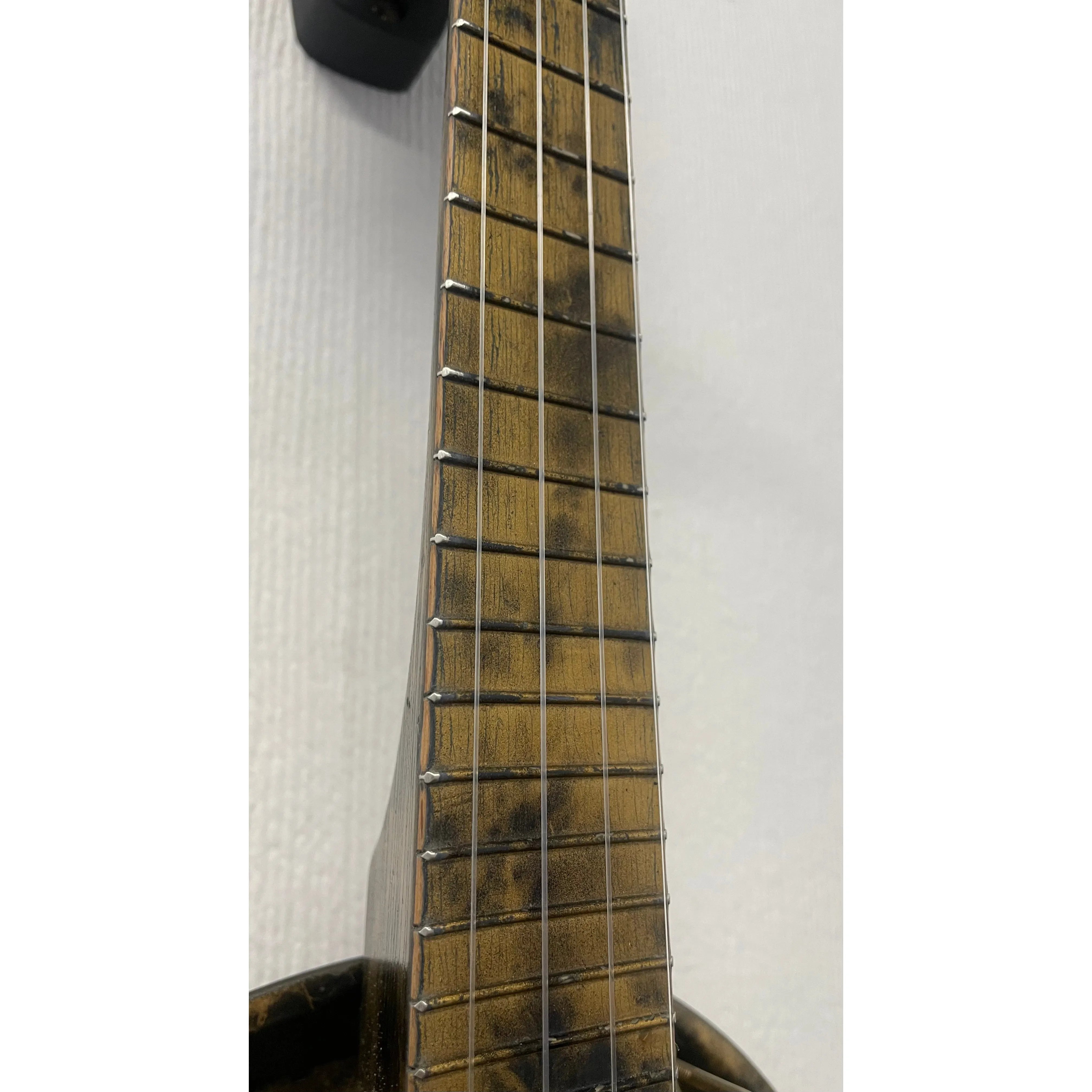 Golden Knight Banjolele, Made by Francis, Day & Hunter (FDH Ltd), Made in Britain in Gold and Black Liqueur finish with Carry Case, Est. 1920/30s Pre-Owned