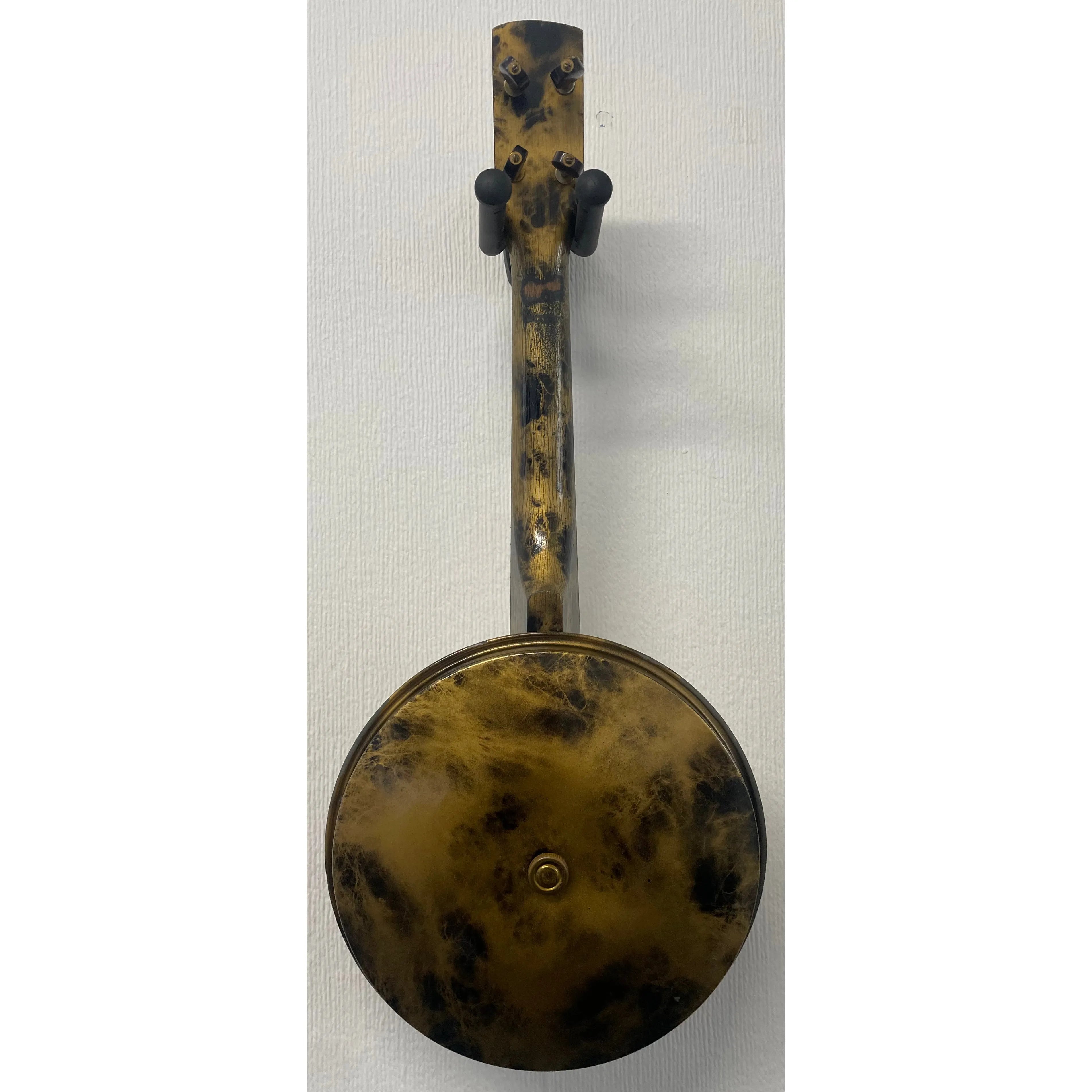 Golden Knight Banjolele, Made by Francis, Day & Hunter (FDH Ltd), Made in Britain in Gold and Black Liqueur finish with Carry Case, Est. 1920/30s Pre-Owned