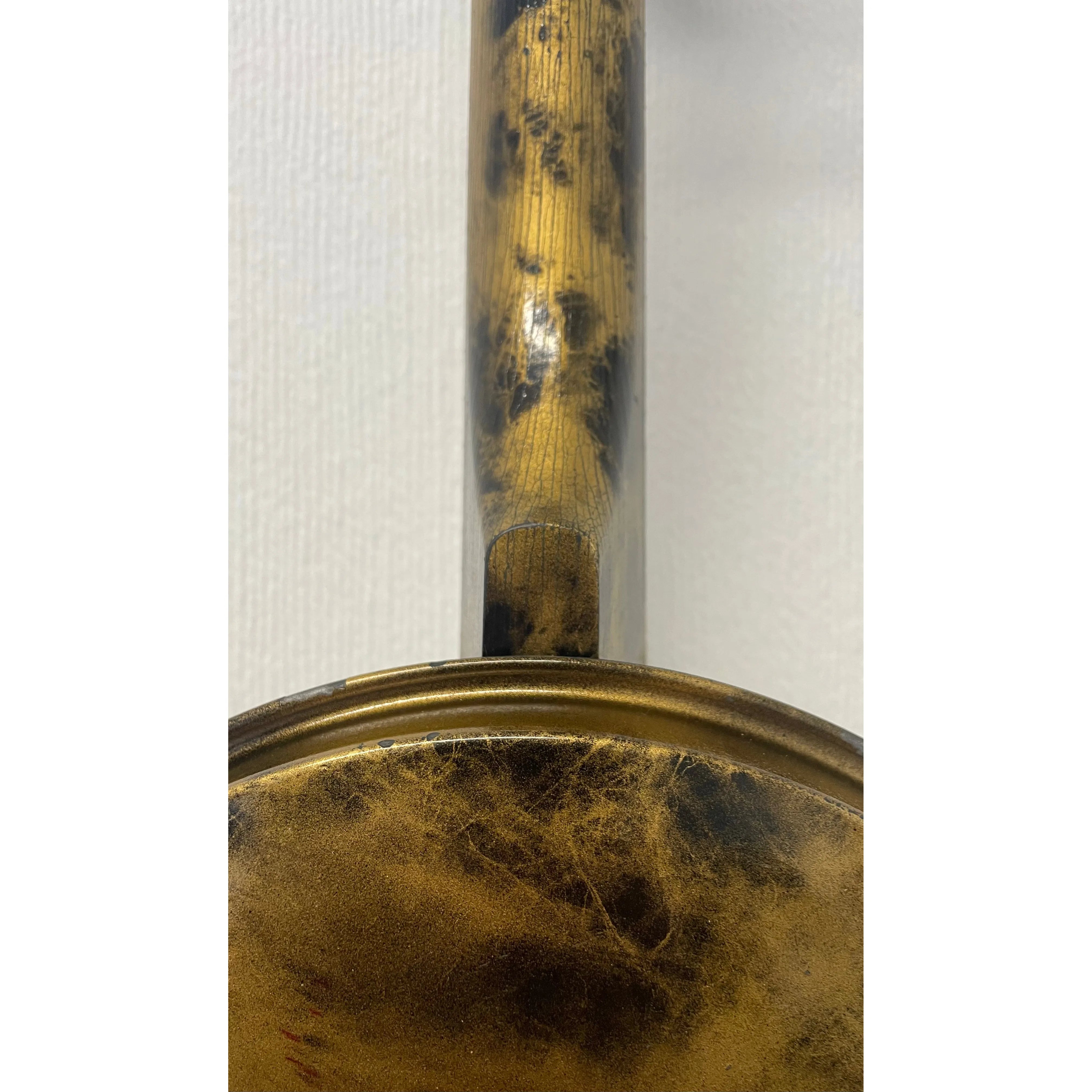 Golden Knight Banjolele, Made by Francis, Day & Hunter (FDH Ltd), Made in Britain in Gold and Black Liqueur finish with Carry Case, Est. 1920/30s Pre-Owned
