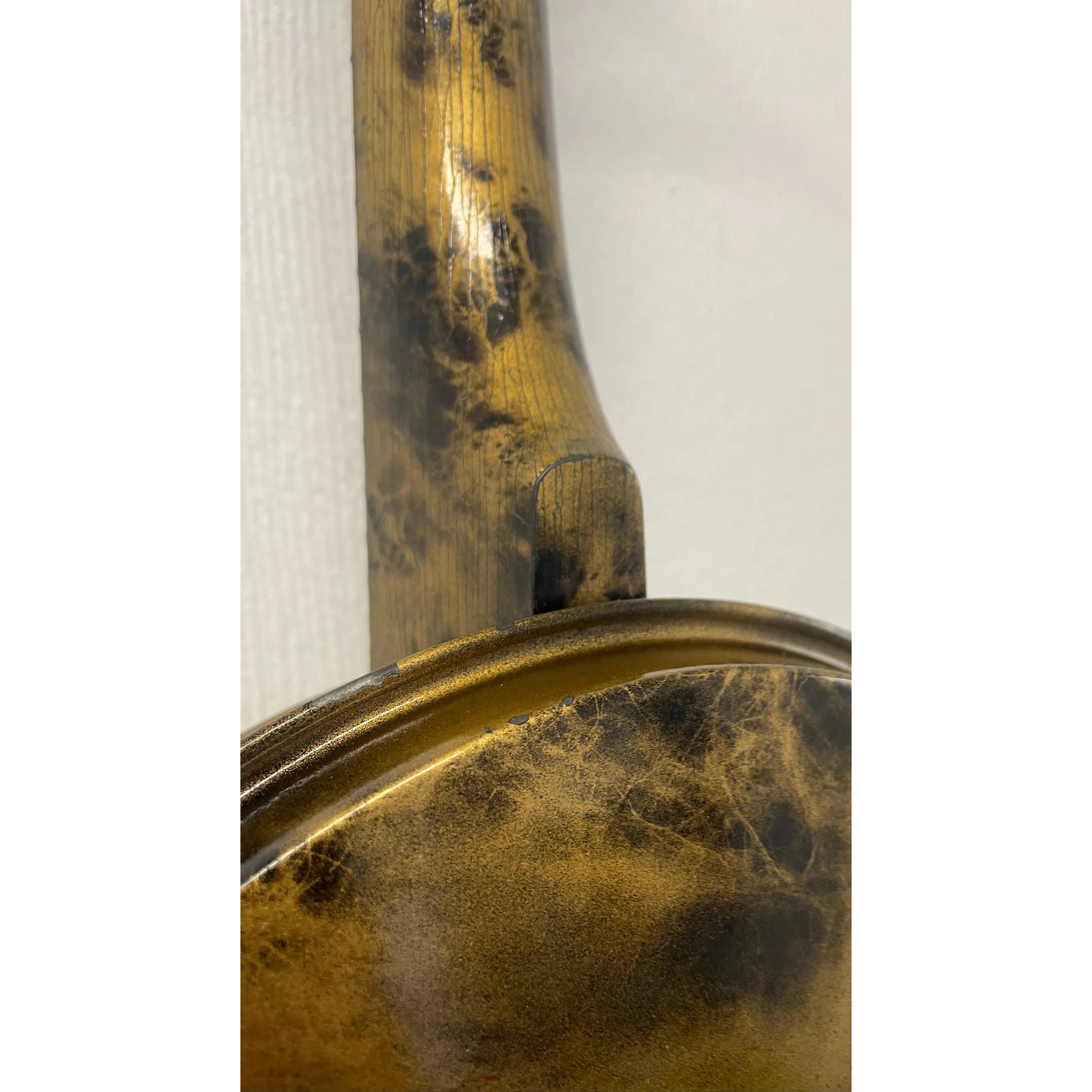 Golden Knight Banjolele, Made by Francis, Day & Hunter (FDH Ltd), Made in Britain in Gold and Black Liqueur finish with Carry Case, Est. 1920/30s Pre-Owned