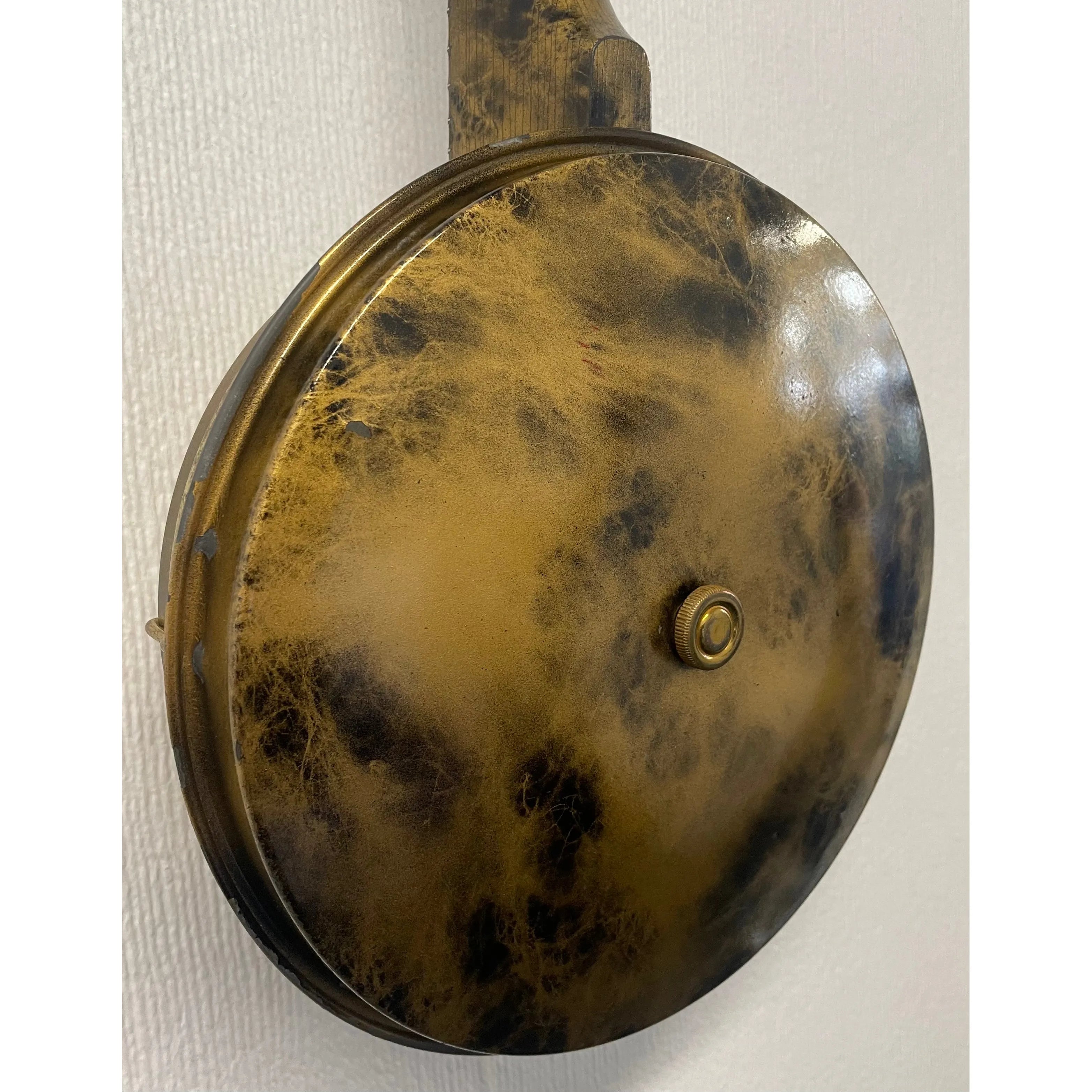 Golden Knight Banjolele, Made by Francis, Day & Hunter (FDH Ltd), Made in Britain in Gold and Black Liqueur finish with Carry Case, Est. 1920/30s Pre-Owned