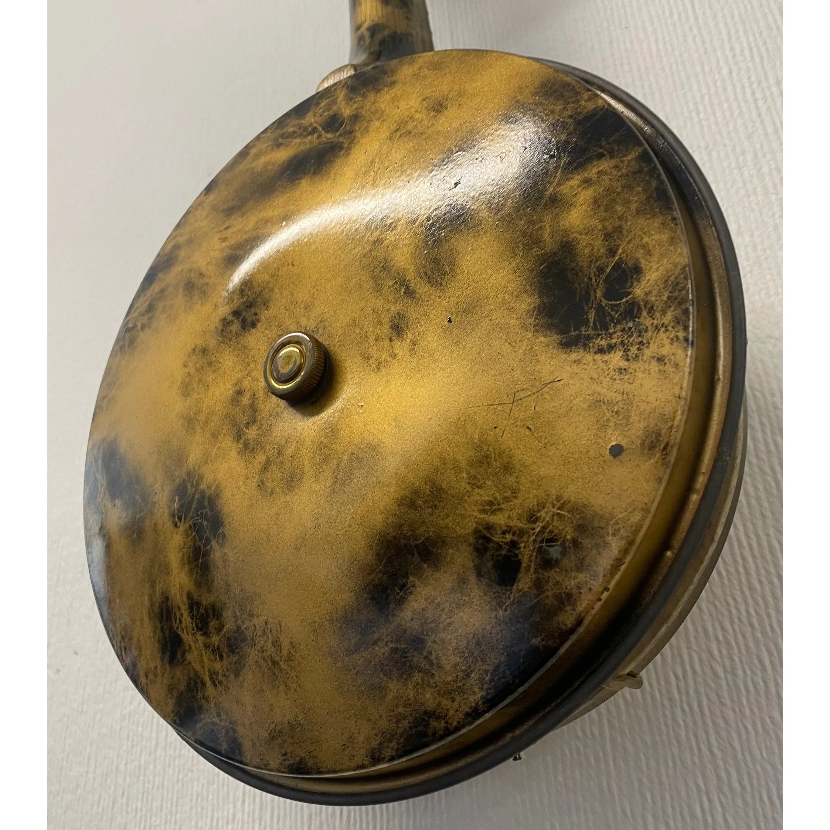 Golden Knight Banjolele, Made by Francis, Day & Hunter (FDH Ltd), Made in Britain in Gold and Black Liqueur finish with Carry Case, Est. 1920/30s Pre-Owned
