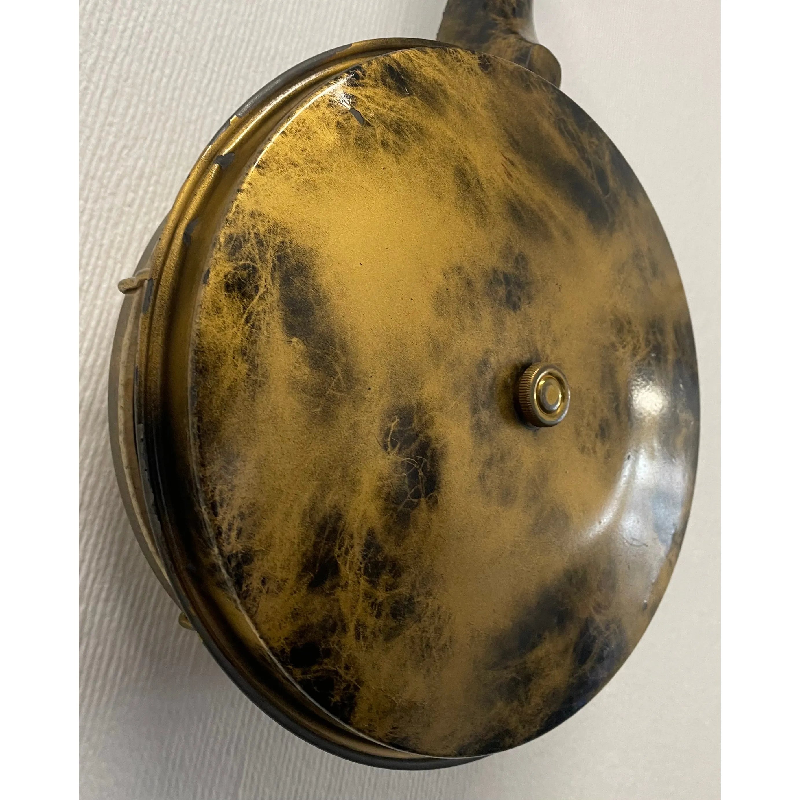 Golden Knight Banjolele, Made by Francis, Day & Hunter (FDH Ltd), Made in Britain in Gold and Black Liqueur finish with Carry Case, Est. 1920/30s Pre-Owned