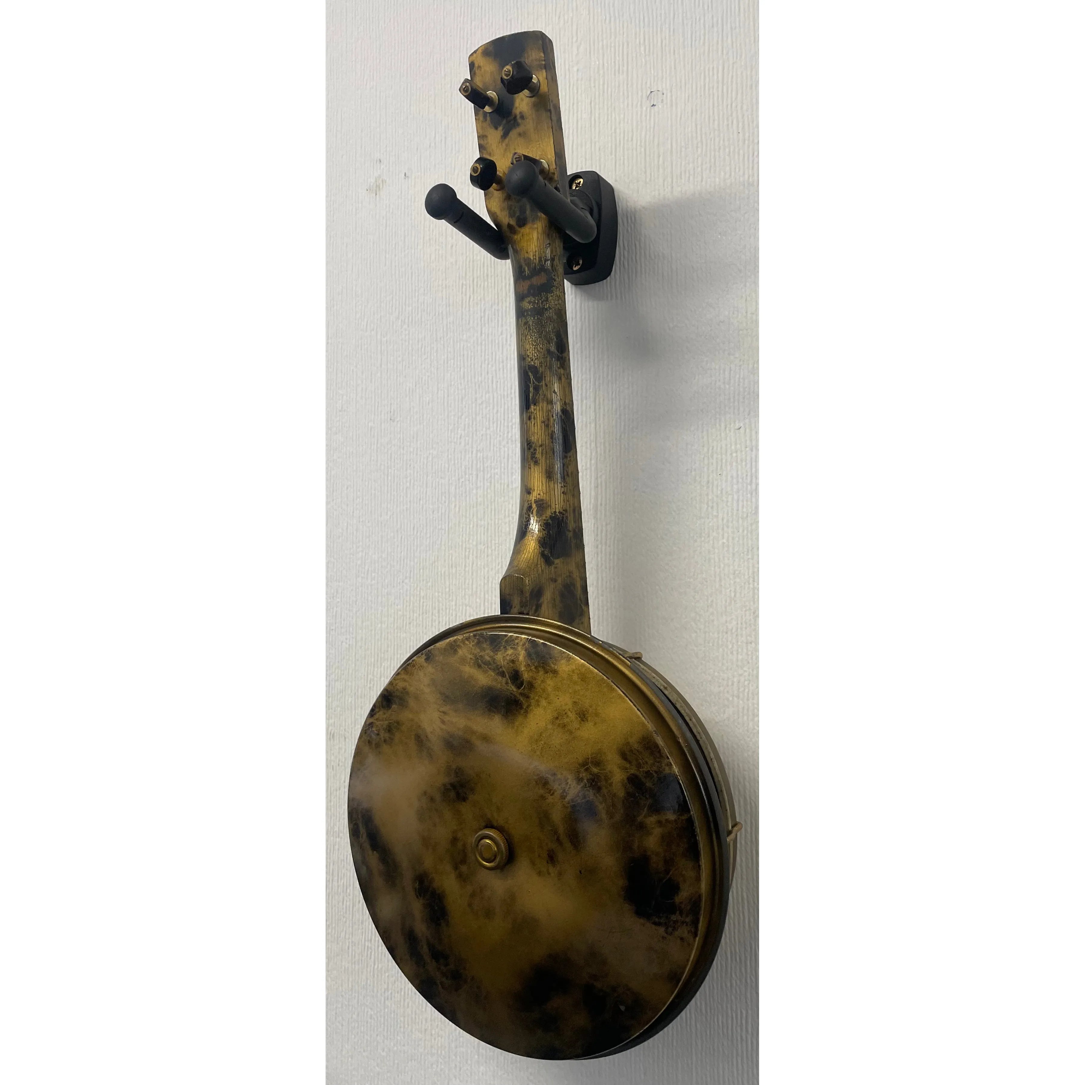 Golden Knight Banjolele, Made by Francis, Day & Hunter (FDH Ltd), Made in Britain in Gold and Black Liqueur finish with Carry Case, Est. 1920/30s Pre-Owned