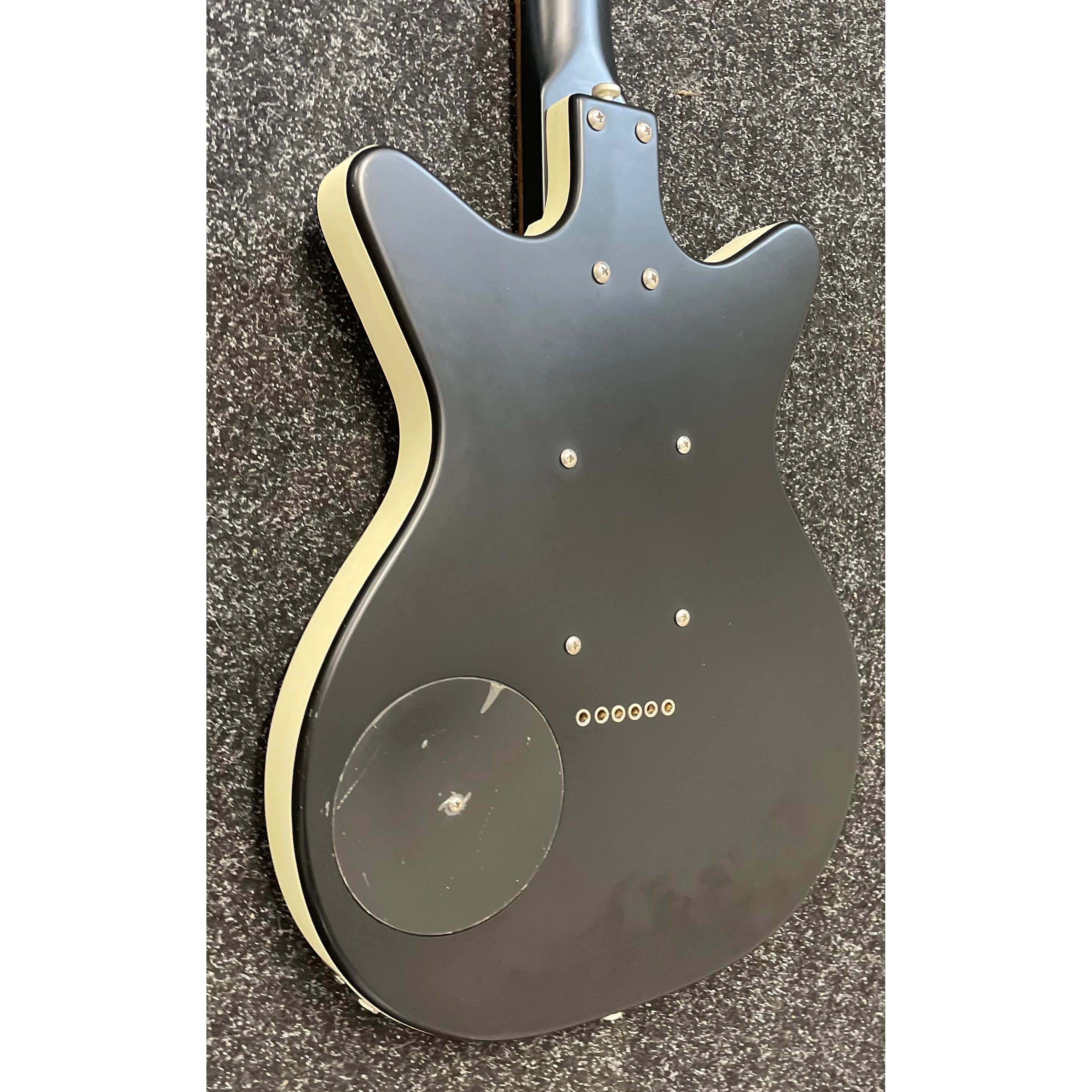 Danelectro DC59 12 String Electric Guitar in Satin Black Finish Pre-Owned