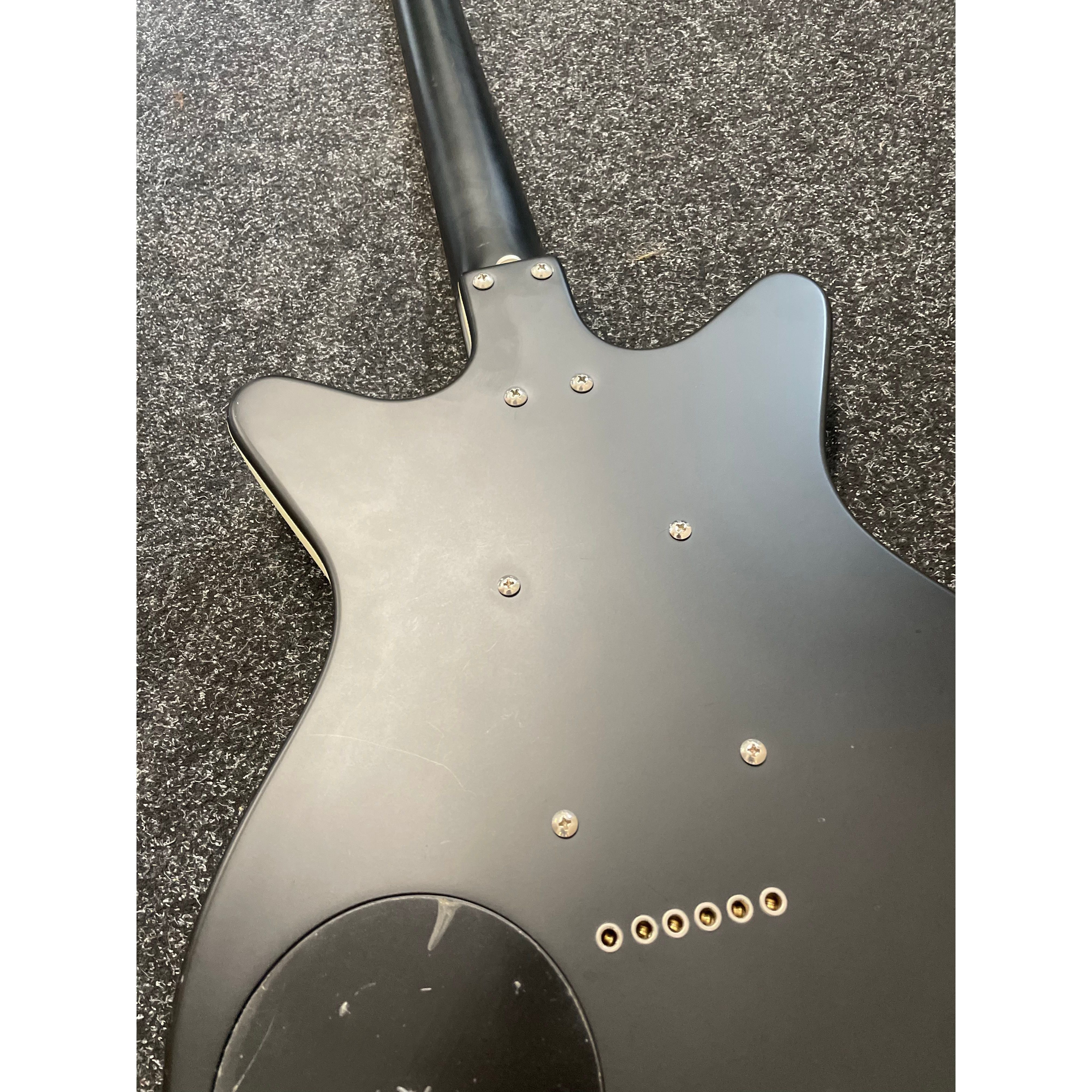 Danelectro DC59 12 String Electric Guitar in Satin Black Finish Pre-Owned