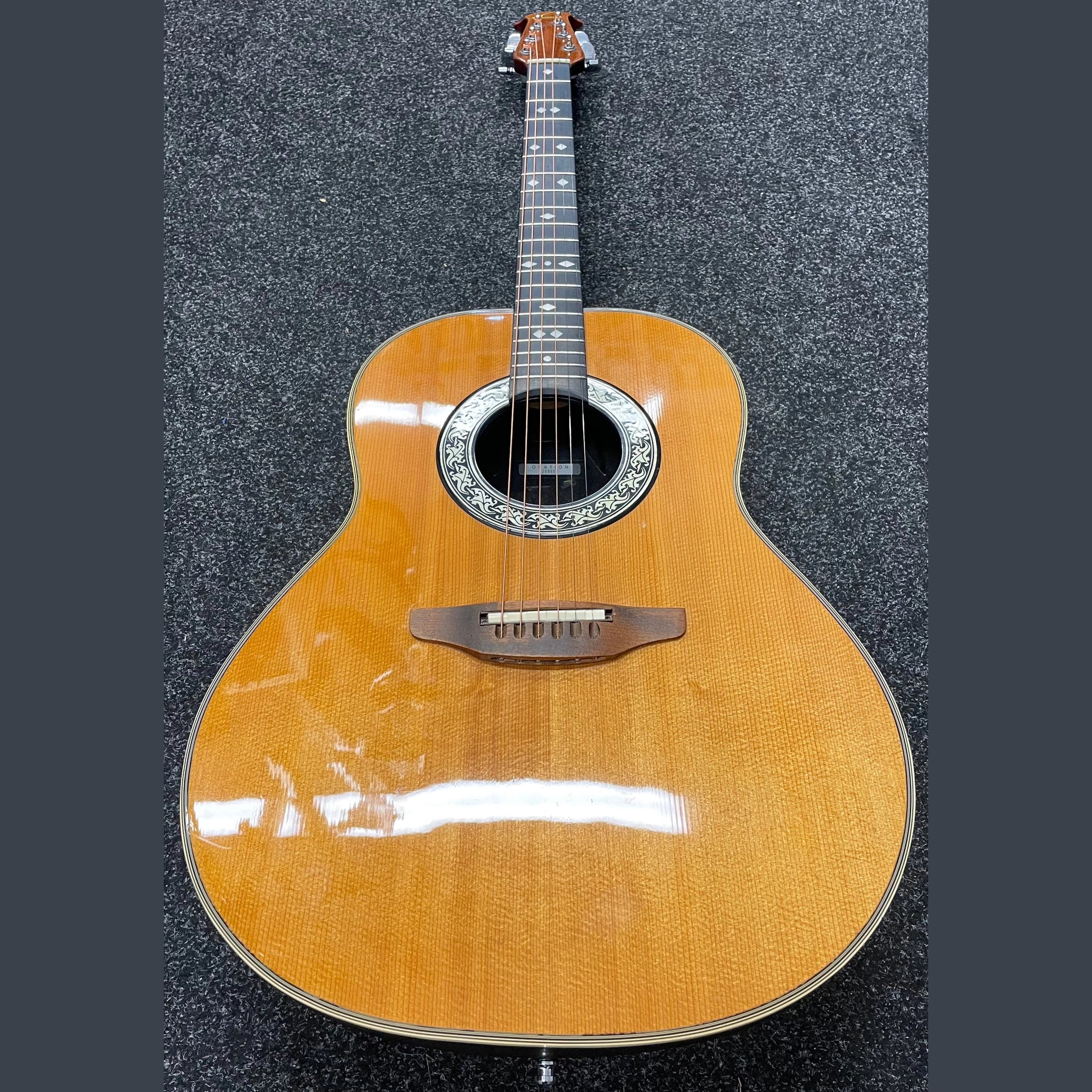 Ovation Mod 1112 Custom Balladeer Acoustic Guitar with Original Hardcase